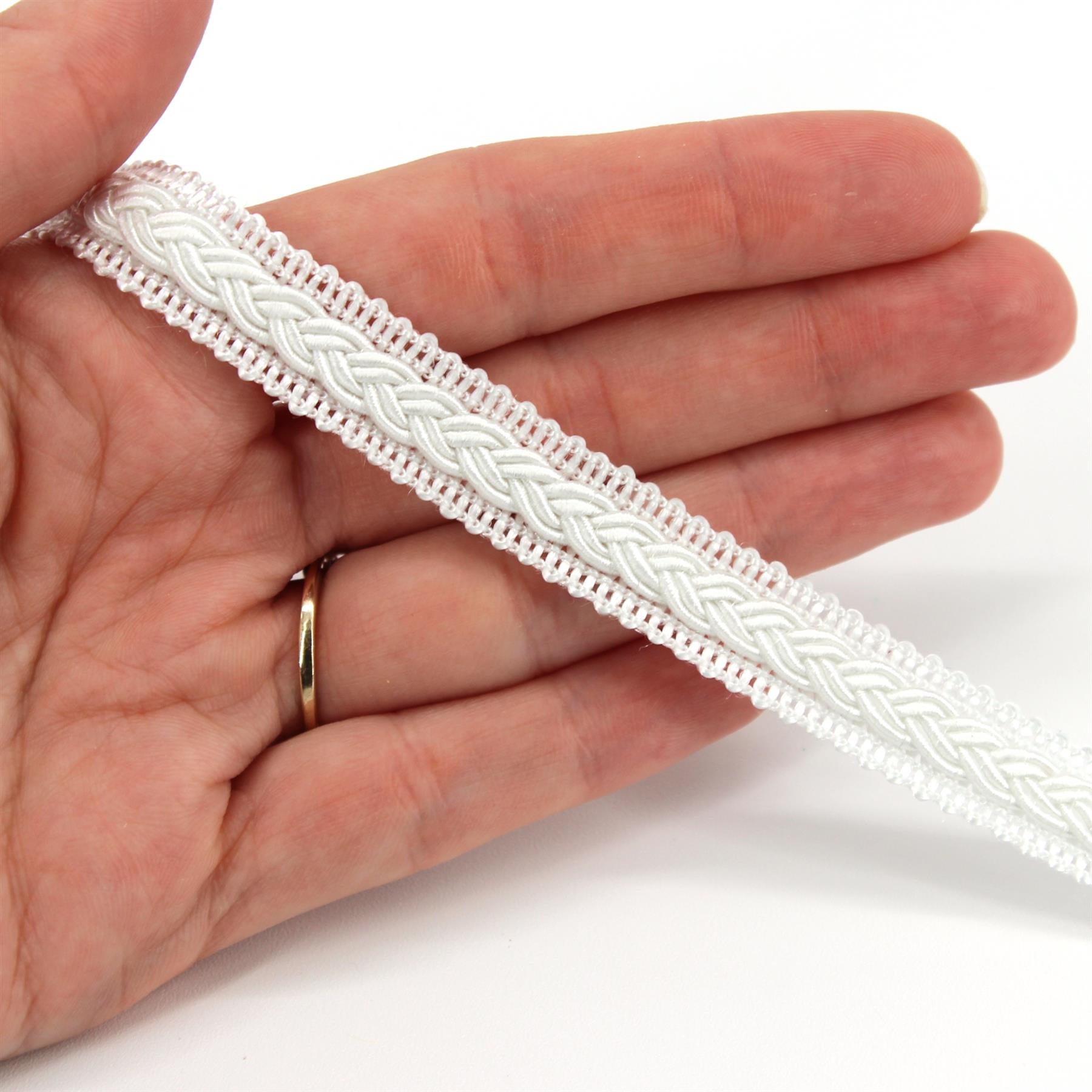 Gimp Braid With Small Plait 12mm x1m - 9844 - Available In 41 Variants - Picture 50 of 51