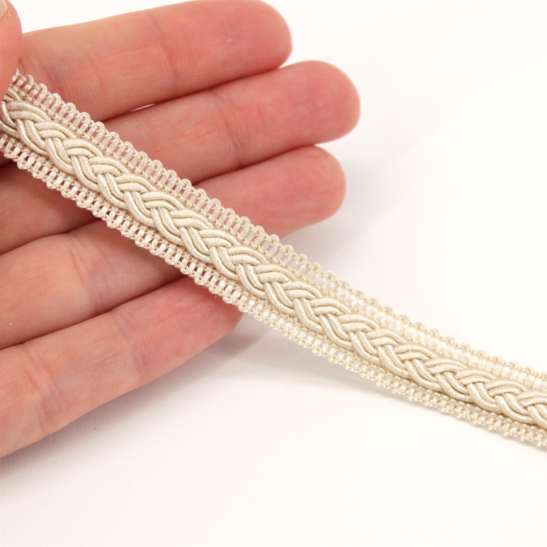 Gimp Braid With Small Plait 12mm x1m - 9844 - Available In 41 Variants - Picture 38 of 51