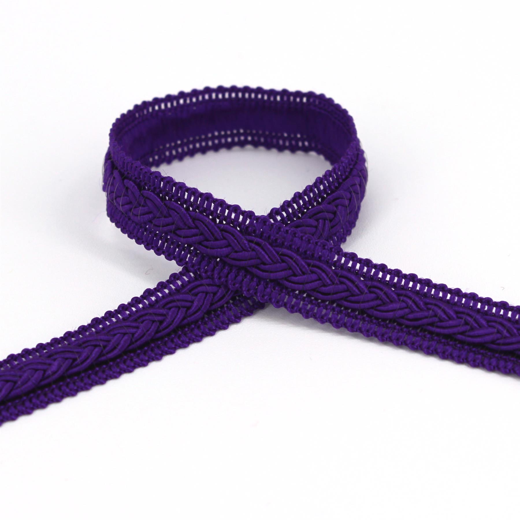 Gimp Braid With Small Plait 12mm x1m - 9844 - Available In 41 Variants - Picture 44 of 51