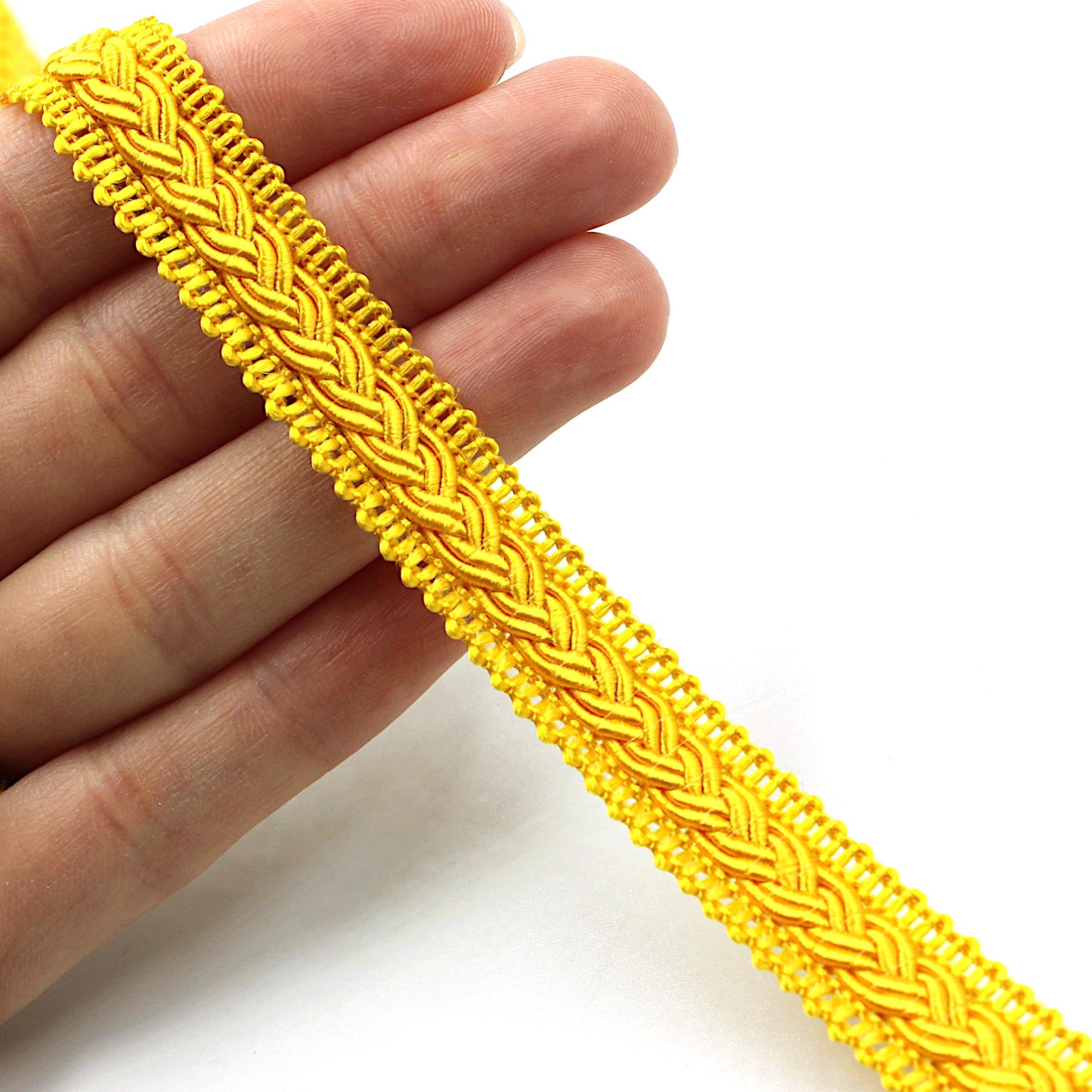 Gimp Braid With Small Plait 12mm x1m - 9844 - Available In 41 Variants - Picture 46 of 51