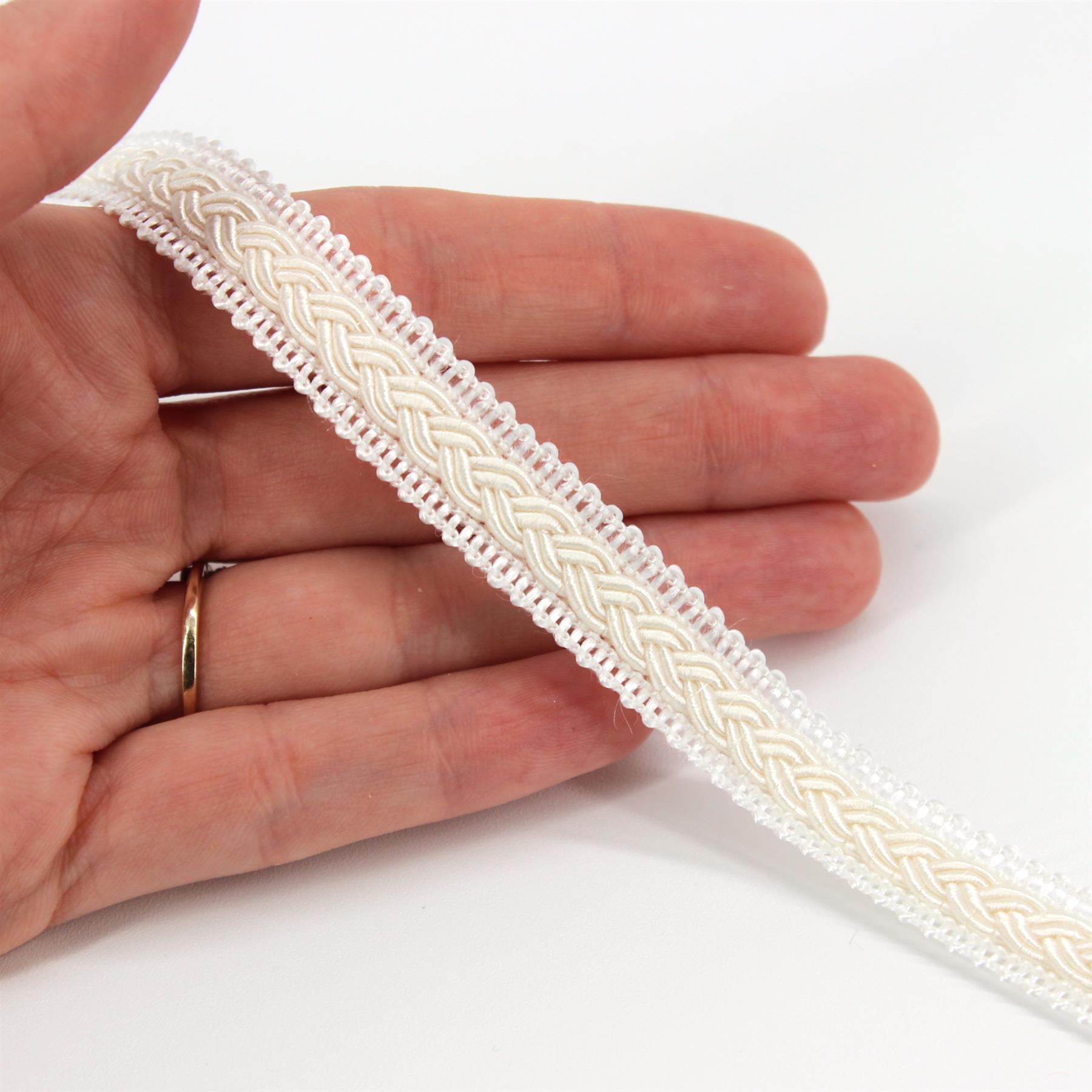 Gimp Braid With Small Plait 12mm x1m - 9844 - Available In 41 Variants - Picture 26 of 51