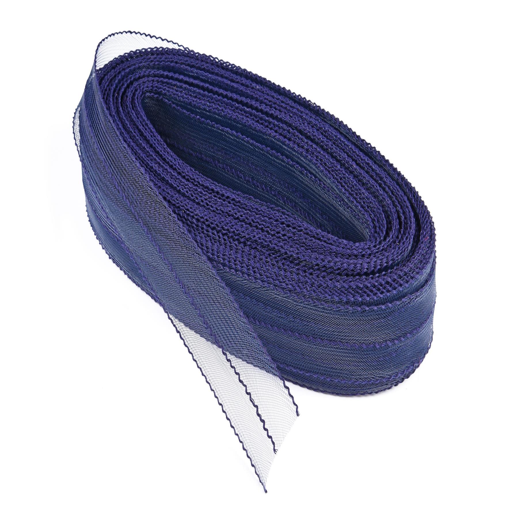 Crinoline Tresse Tissu Double Rangée Mariage Millinery Bibi Chapeaux BR017