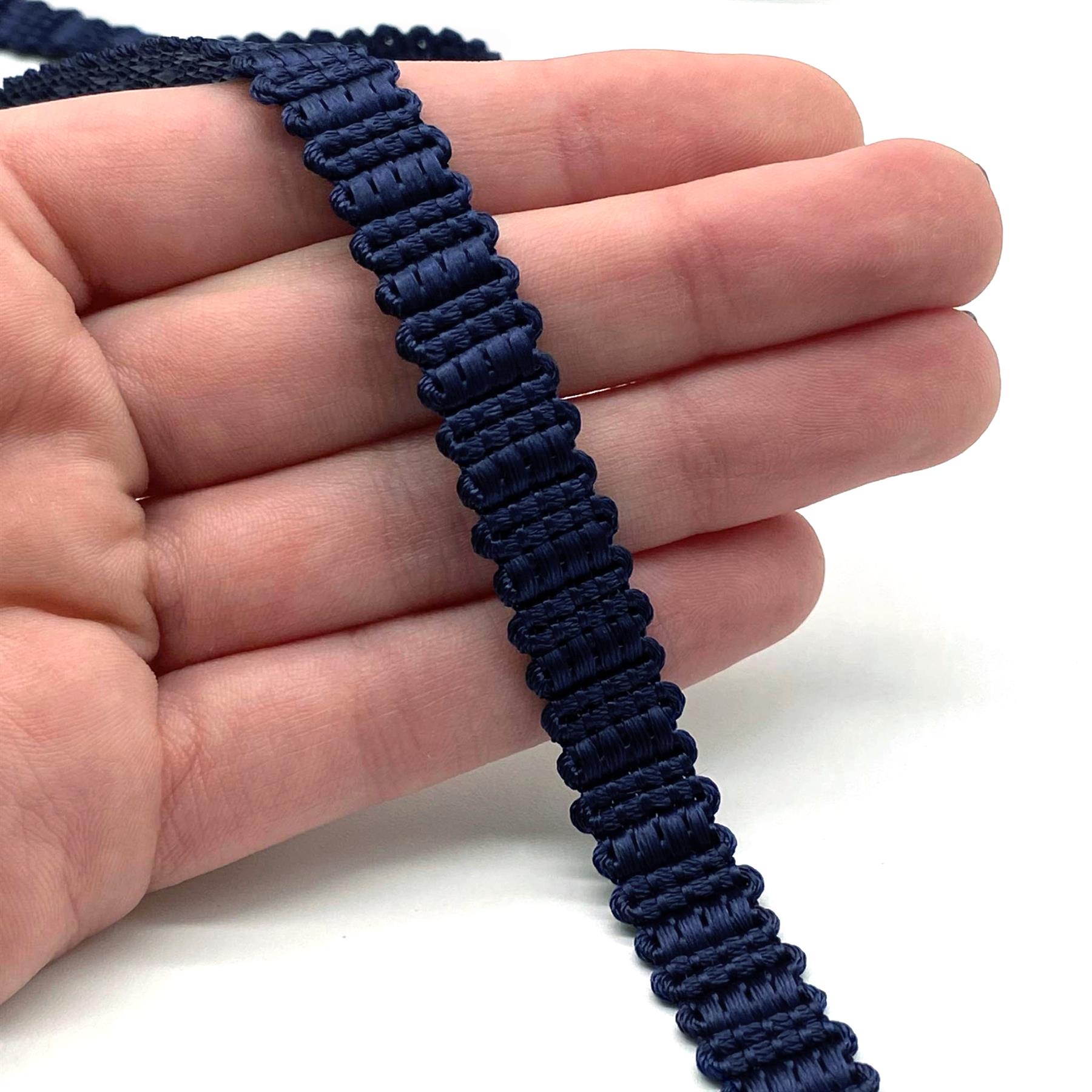 Decorative Woven Gimp Braid 10mm x 1m - 6892 - Available in 7 Variants - Picture 5 of 8