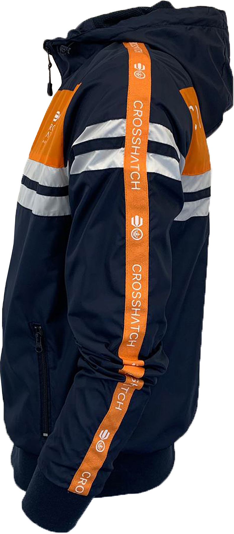 Download Mens Branded Jacket Crosshatch Hooded Lightweight ...