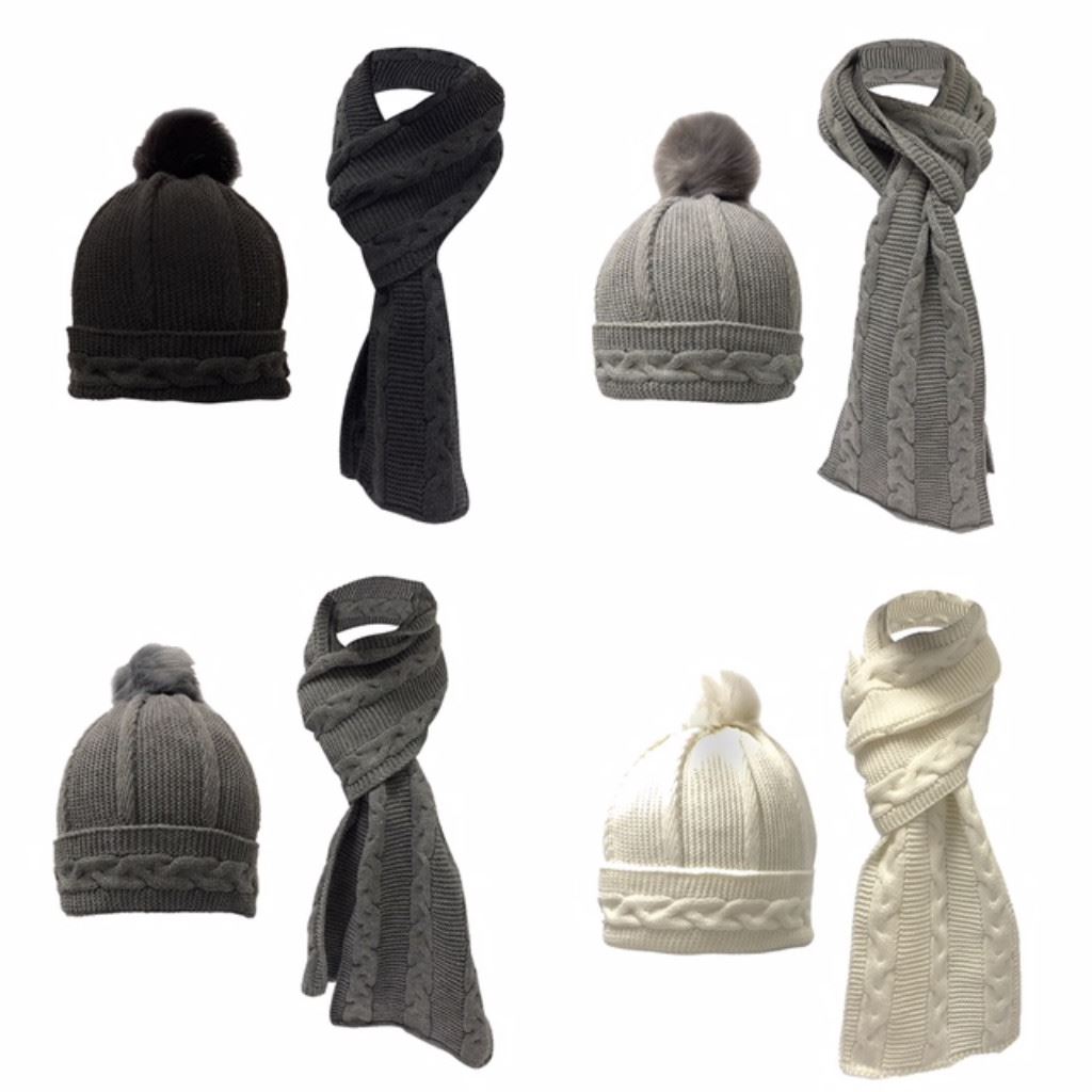 hat and scarf set designer