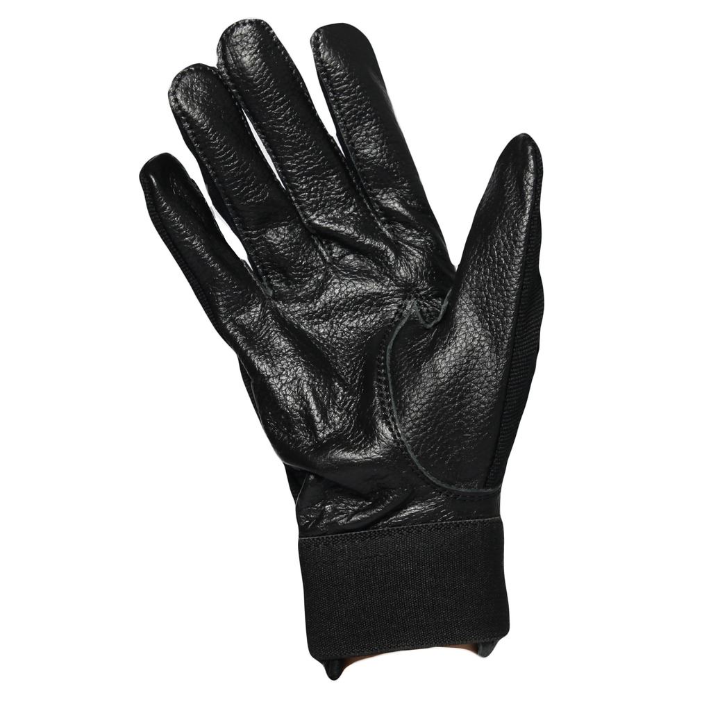 G126 nero attillato GUIDA SMART IN PELLE GUANTO Traspirante Air Mesh NY Guanto Nero