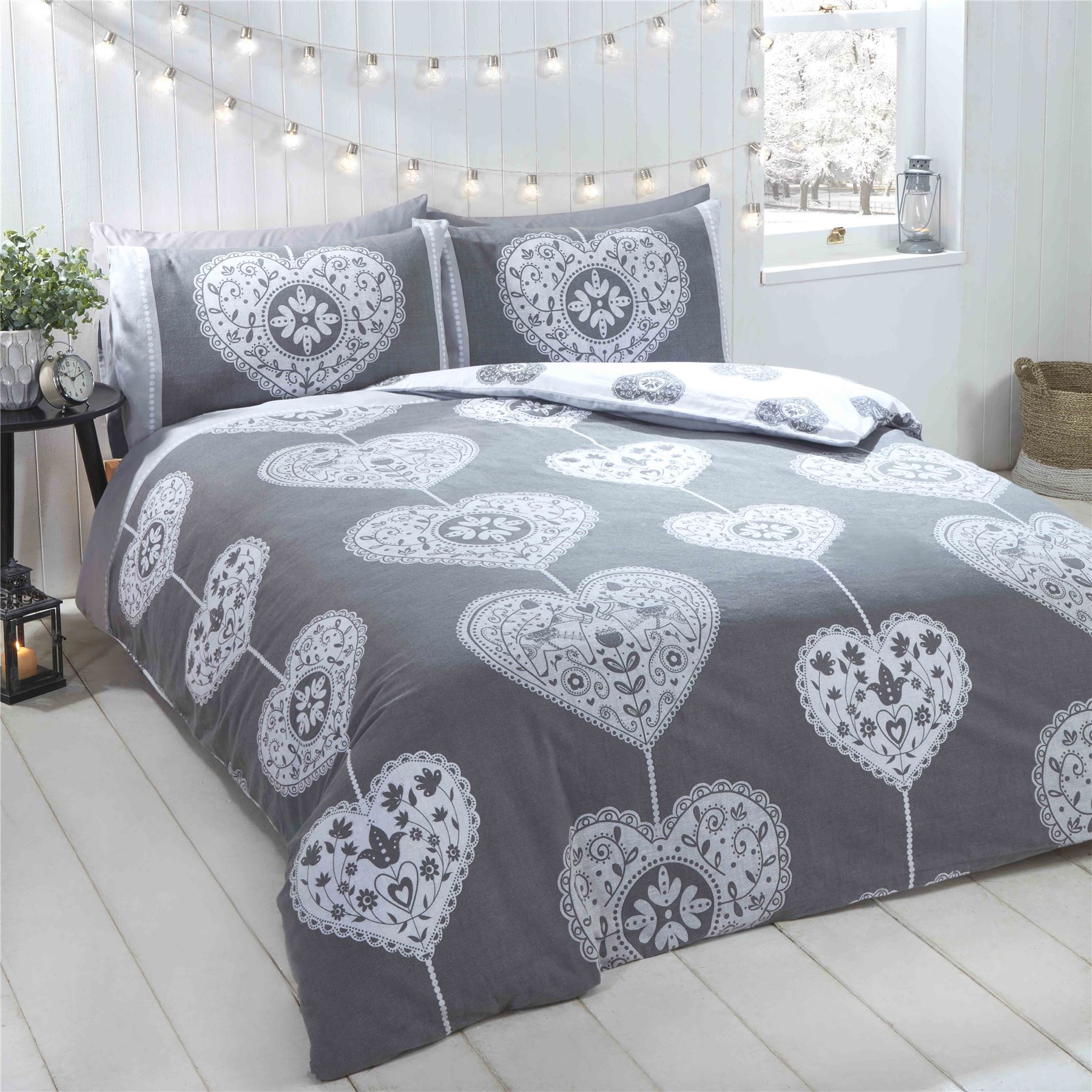 Scandi Heart BC Duvet Set - Picture 3 of 9
