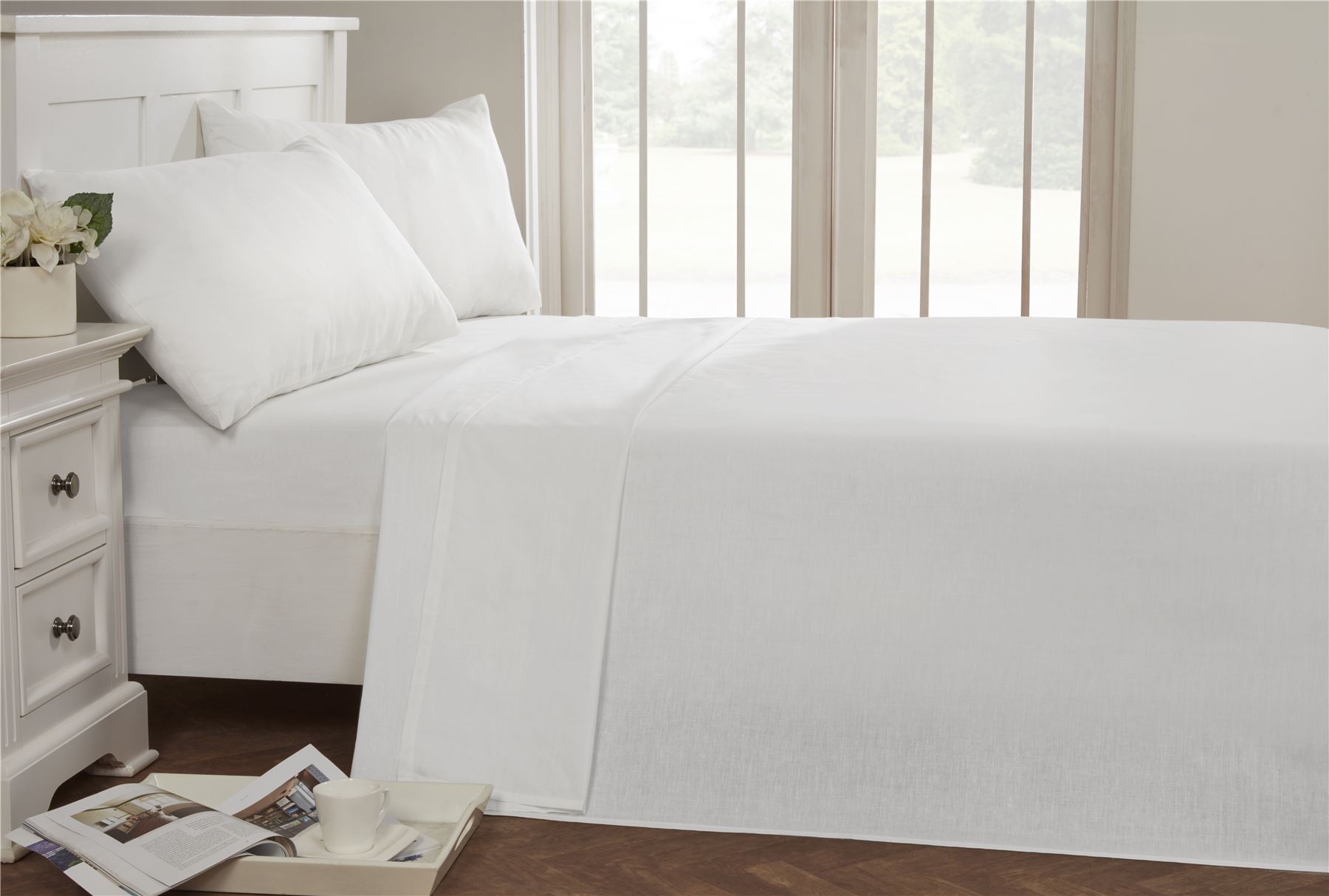 Flannelette Fitted Sheet - Picture 6 of 7