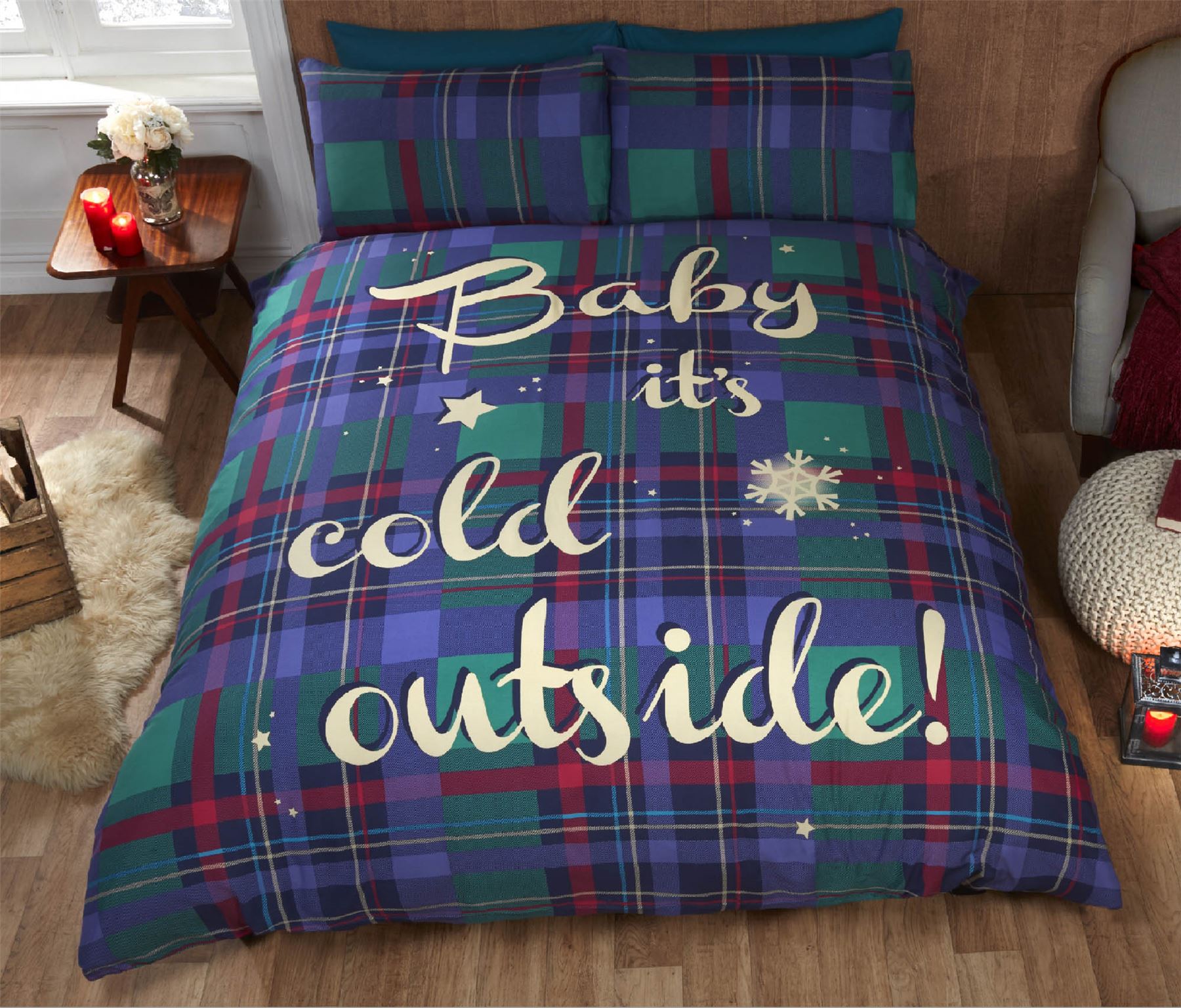 Baby Its Cold Outside Duvet Set - Picture 2 of 3