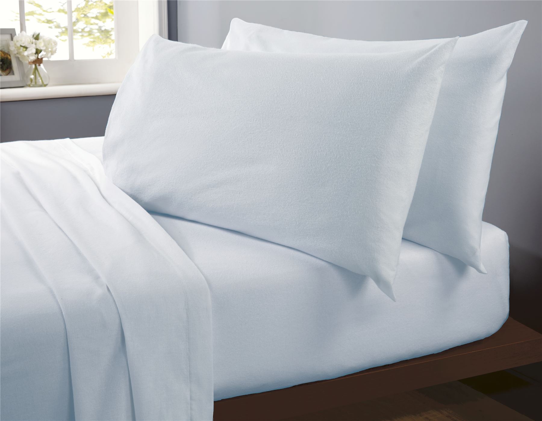 Flannelette Flat Sheet - Picture 3 of 7