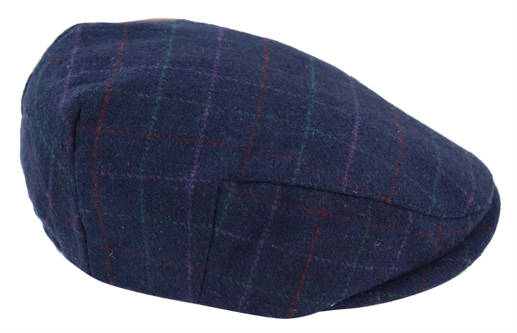 Kids Childrens Grandad Hat Flat Cap Wool Vintage Peaky Blinders Elasticated