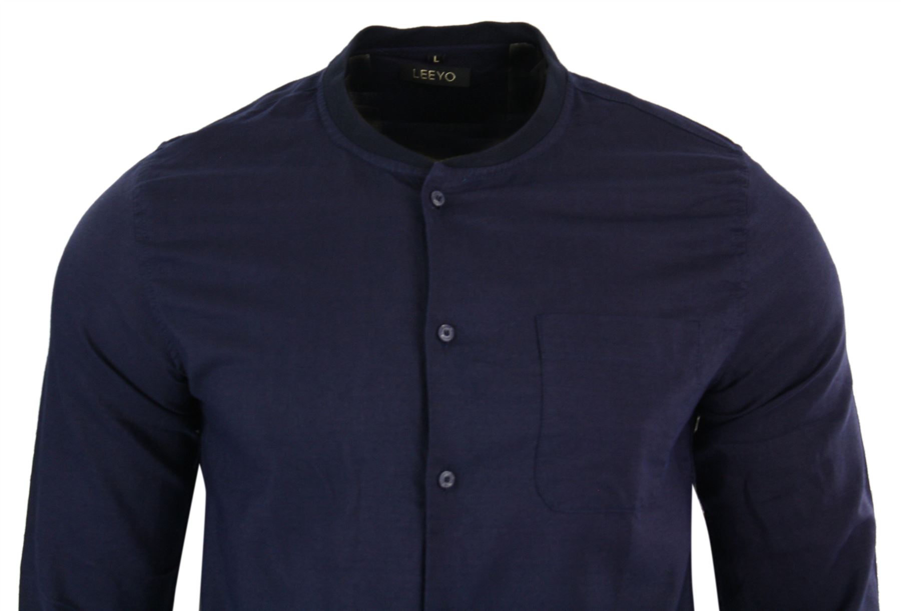 half button grandad shirt