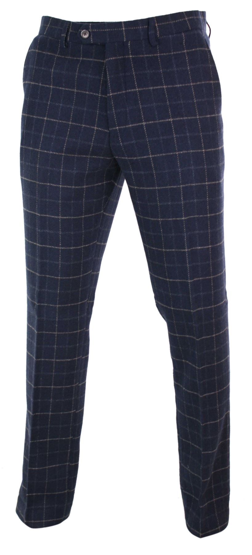 Carreaux Tweed Homme Peaky Chevrons Pantalon Laine Blinders M Vintage qTwtHnxFO
