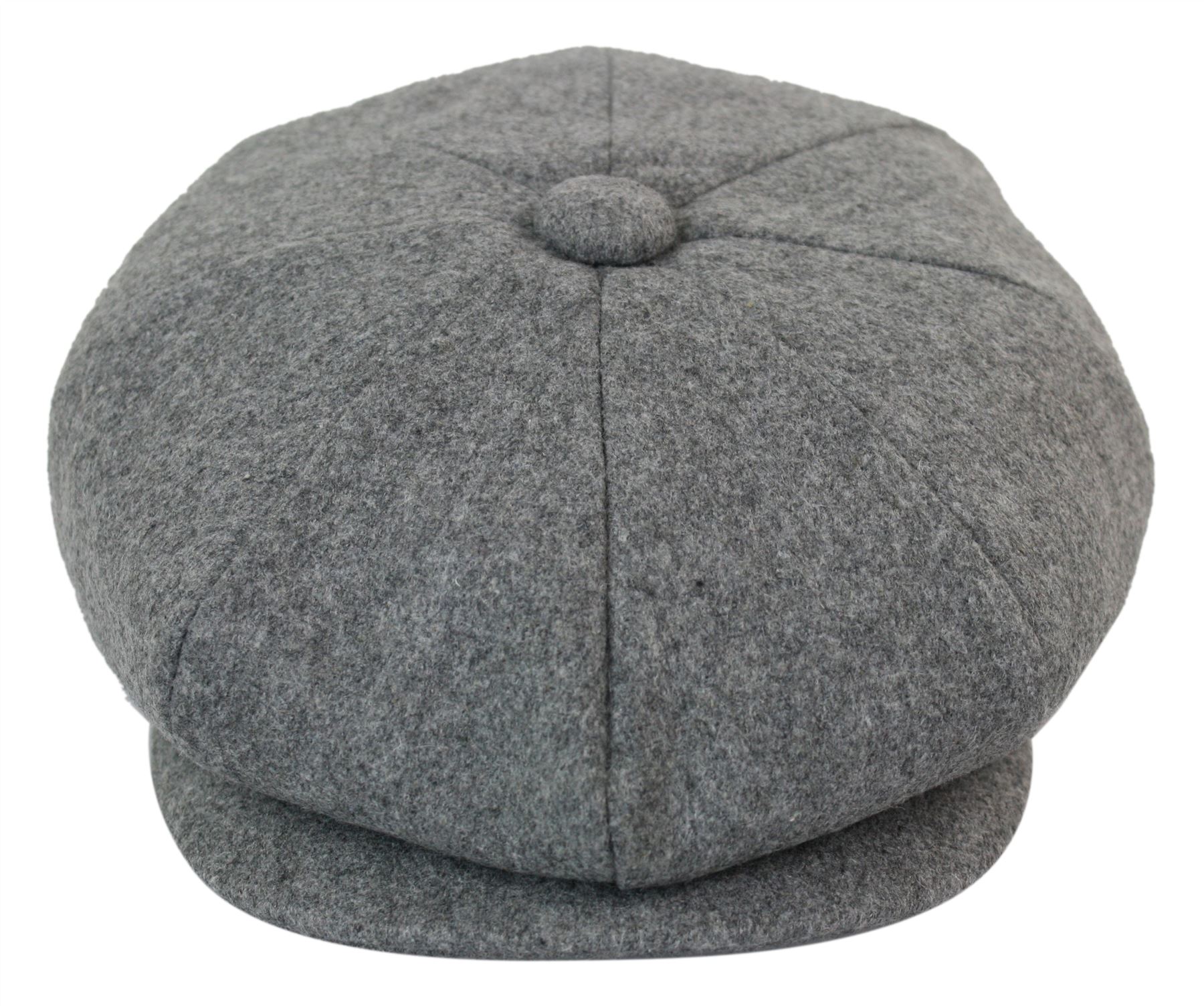 Mens Tweed Newsboy Cap Peaky Blinders Baker Boy Flat Grandad Hat 8 ...