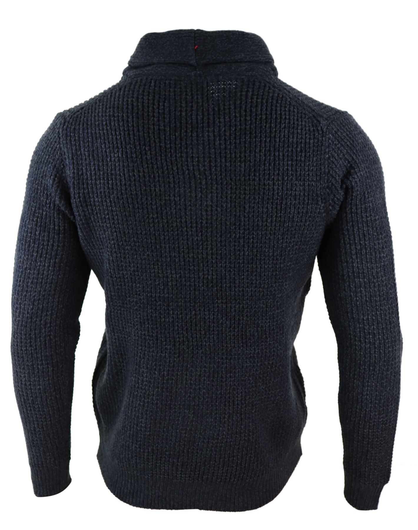 mens high neck zip jumper