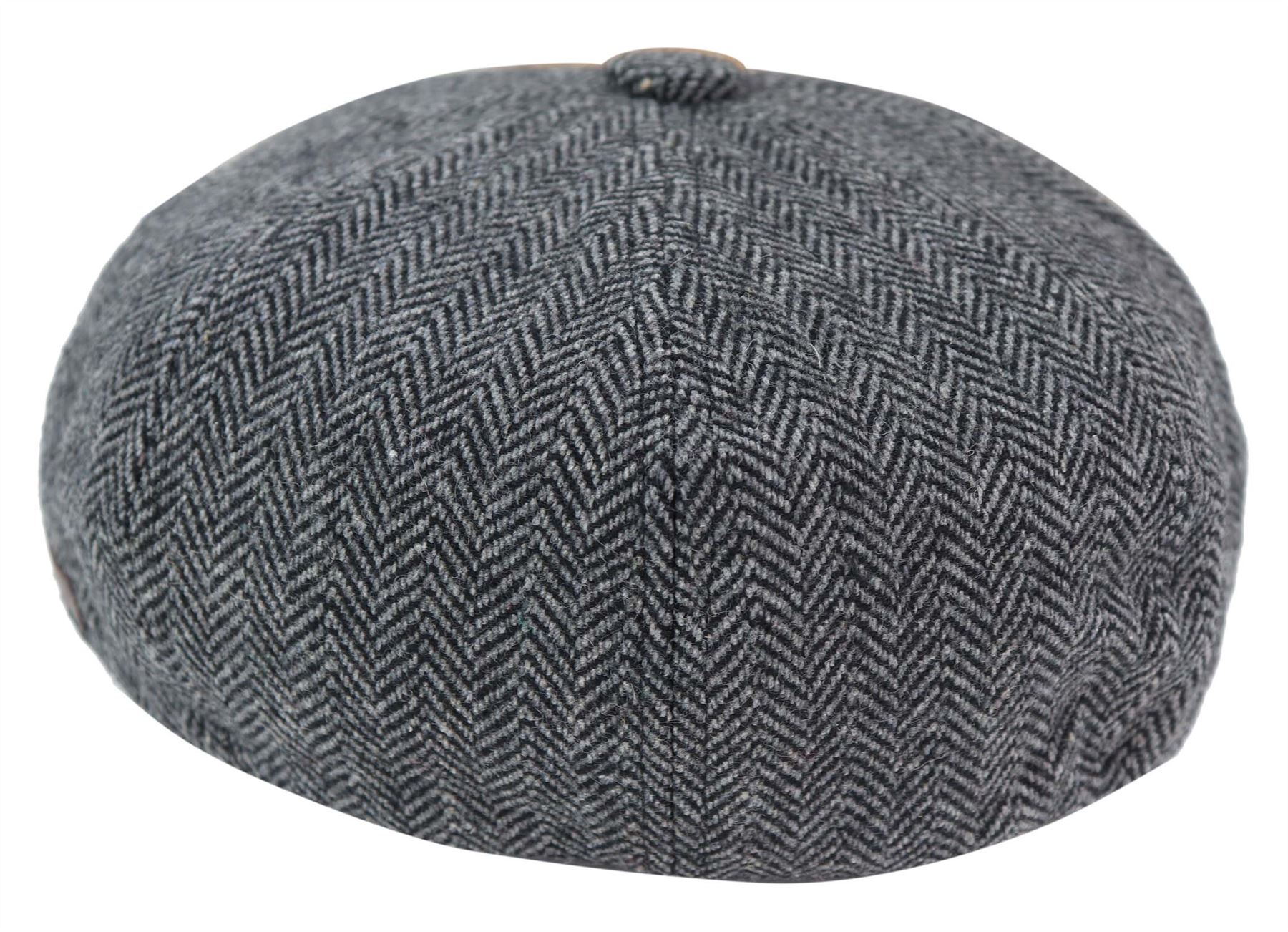 TruClothing.com Béret Homme Tweed Style Newsboy British Gentleman avec Rasoir Casquette Plate Grand père à 8 Quartiers
