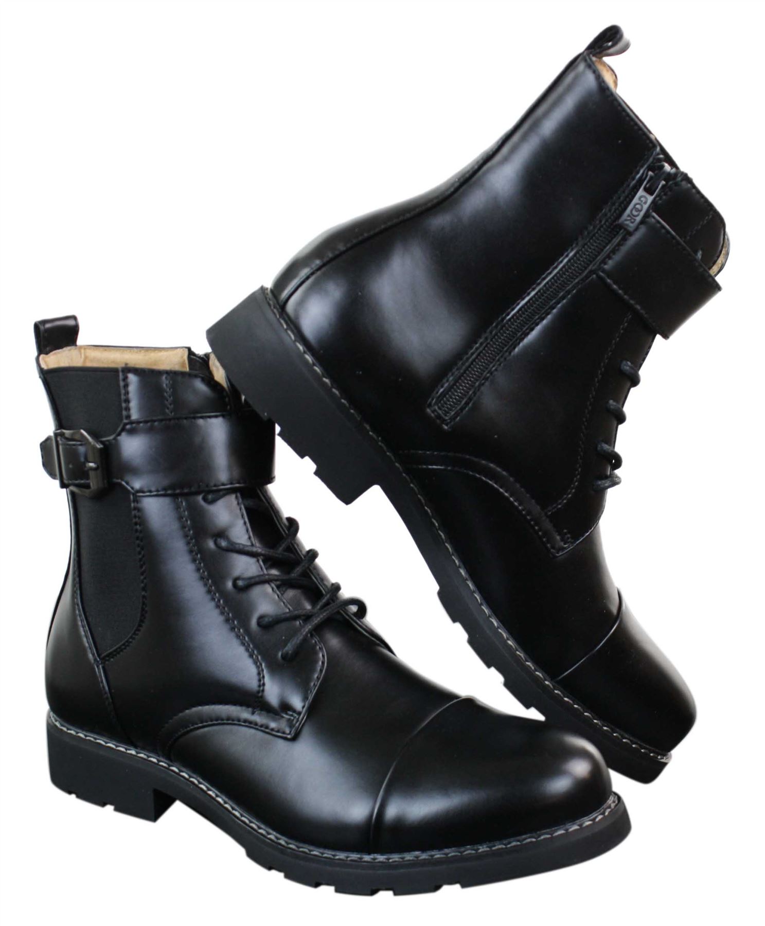 Herrenstiefel Militär Militär Militär Armeed Design Stiefel Neu remonte blau Damen für 9635104 Riemchensandalen
