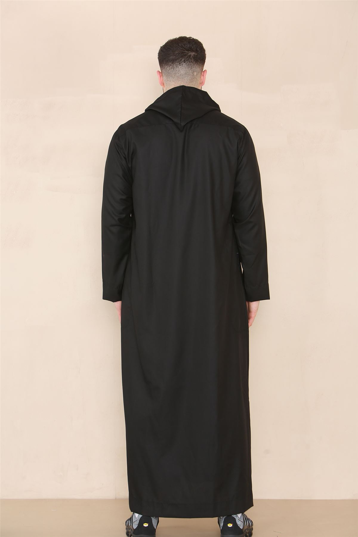Men's Muslim Slim or Regular Fit Hooded Thobe TruClothing - Picture 8 of 26