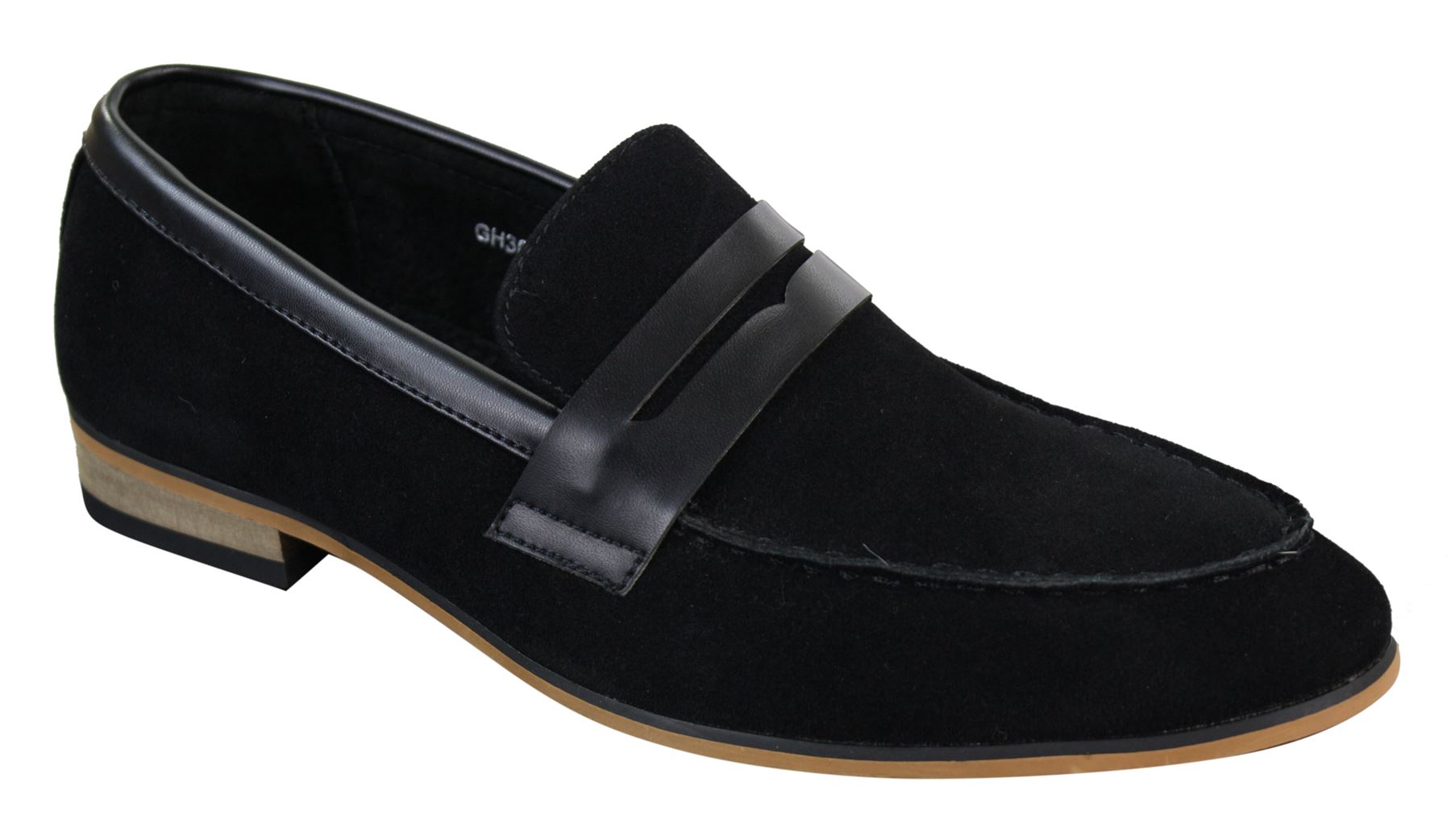 Mens Suede Slip On Loafers Moccasins Smart Casual Italian Designer Shoes eBay