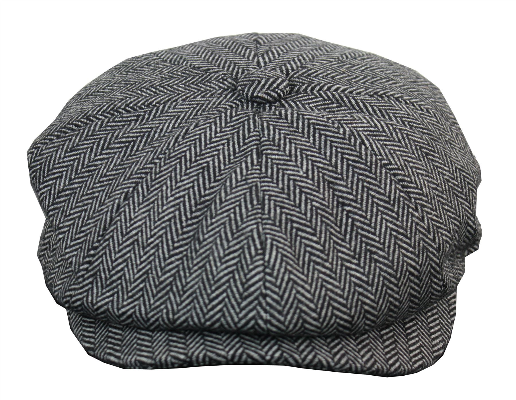 Mens Tweed Newsboy Cap Baker Boy Flat 