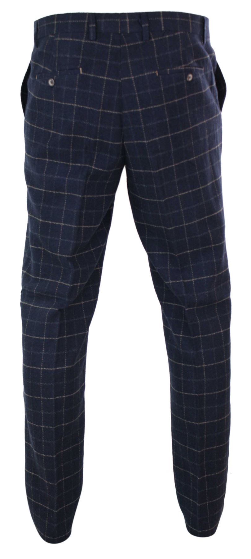 Carreaux Tweed Homme Peaky Chevrons Pantalon Laine Blinders M Vintage qTwtHnxFO