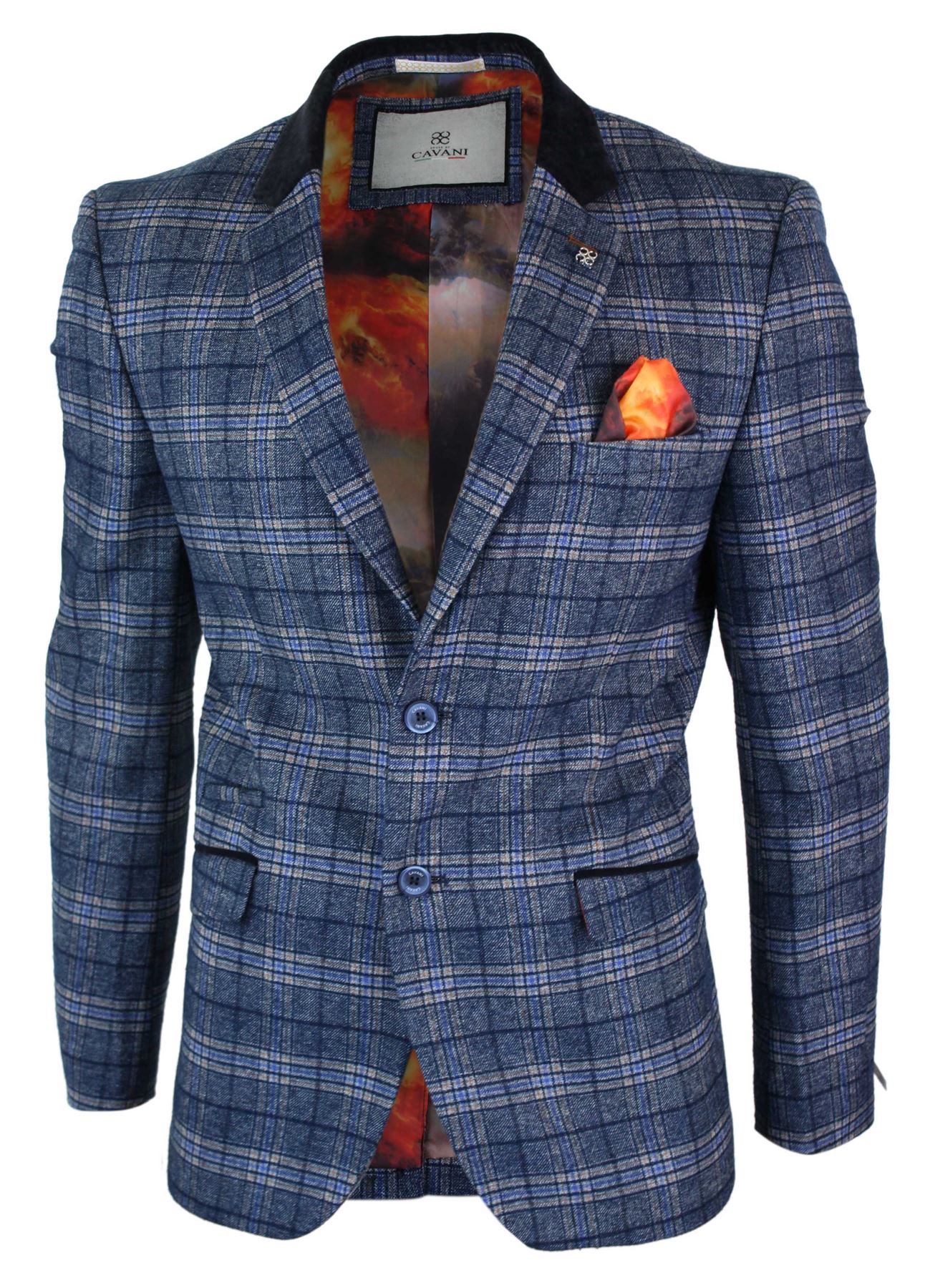 LJHH Giacca Blazer Vintage Uomo Abito Elegante Completo Slim Fit Giacca Festa Nuziale Formale Casual Festivo Blazer Uomini Vestiti da Cerimonia Vestiti Eleganti Uomo da Festa Costume Natale Natalizie