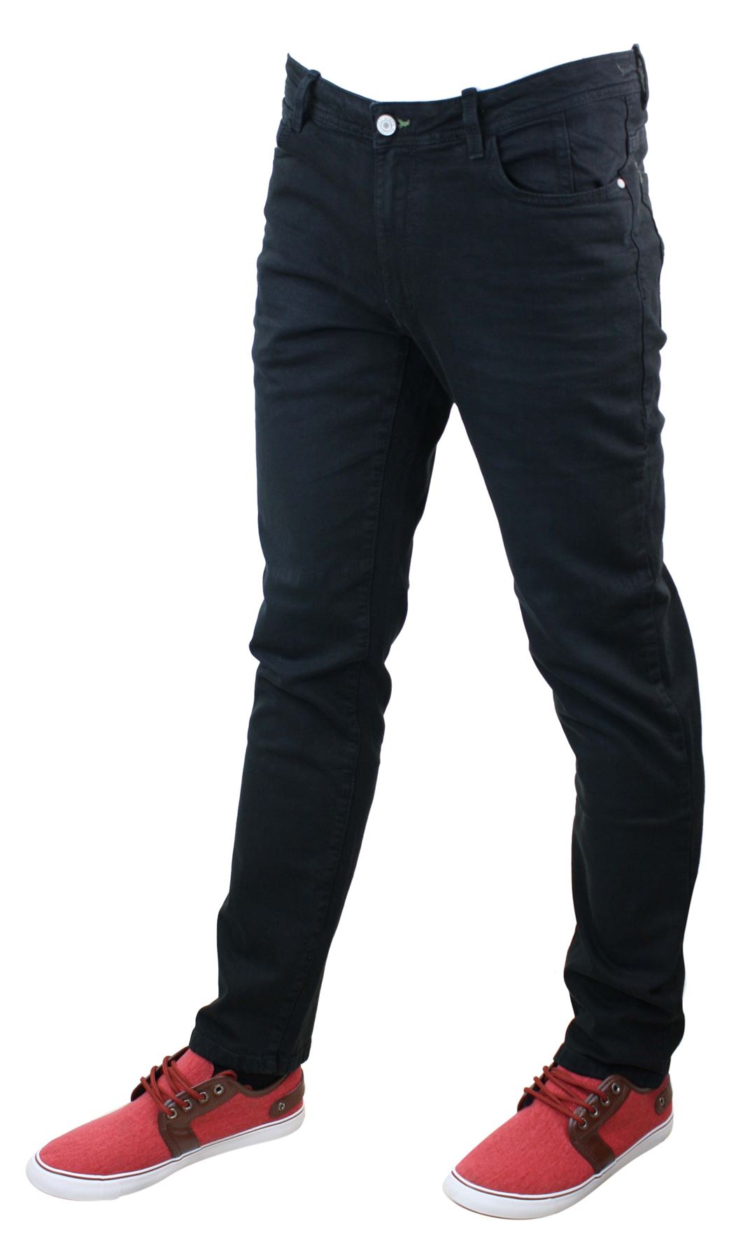 Mens Denim Skinny Stretch Slim Fit Jeans All Waist Sizes 100 Cotton