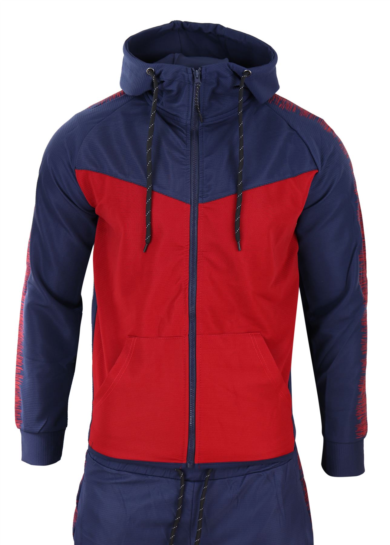Para Hombre Chándal Completo Chándal Con Capucha Algodón Slim Fit Gimnasia  Deportes Rojo Blanco Negro | eBay