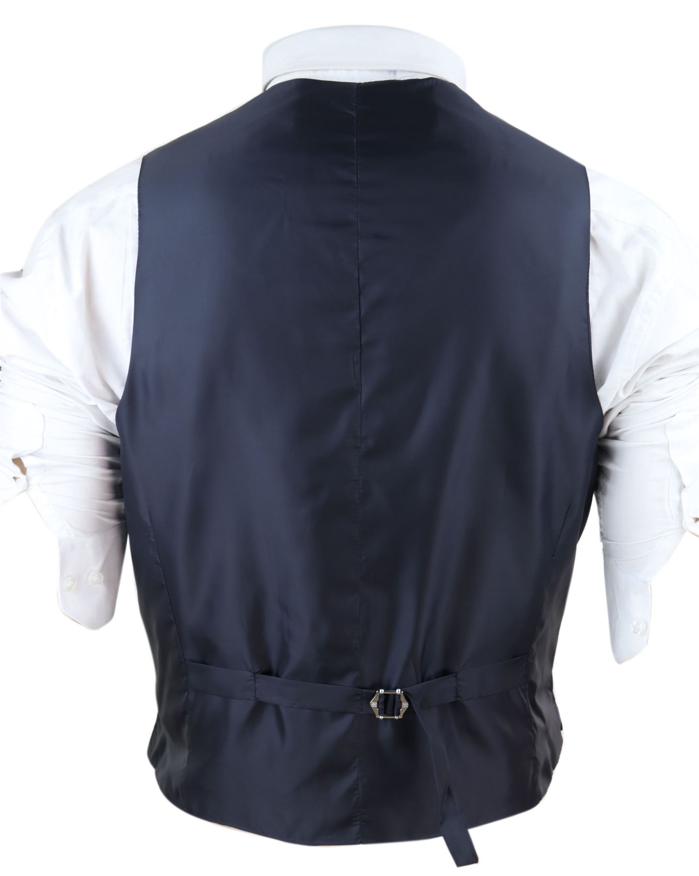 MENS DOUBLE BREASTED Waistcoat 1920s Peaky Blinders Smart Casual Pocket Chain £54.99 PicClick UK
