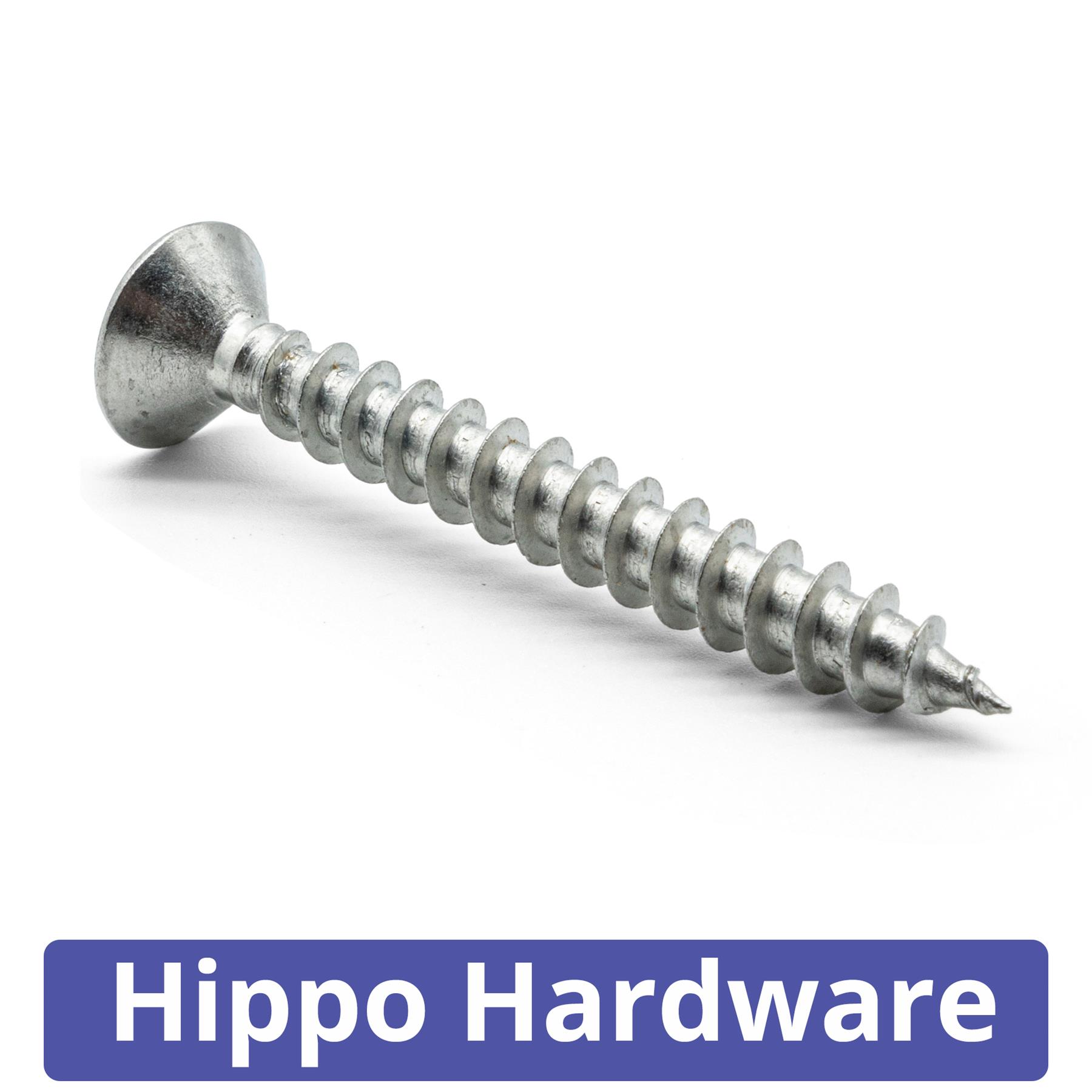 5mm X 50mm Hardened Steel Yellow Passivated Pozi Countersunk Chipboard Screws (Per 200 - Foto 8