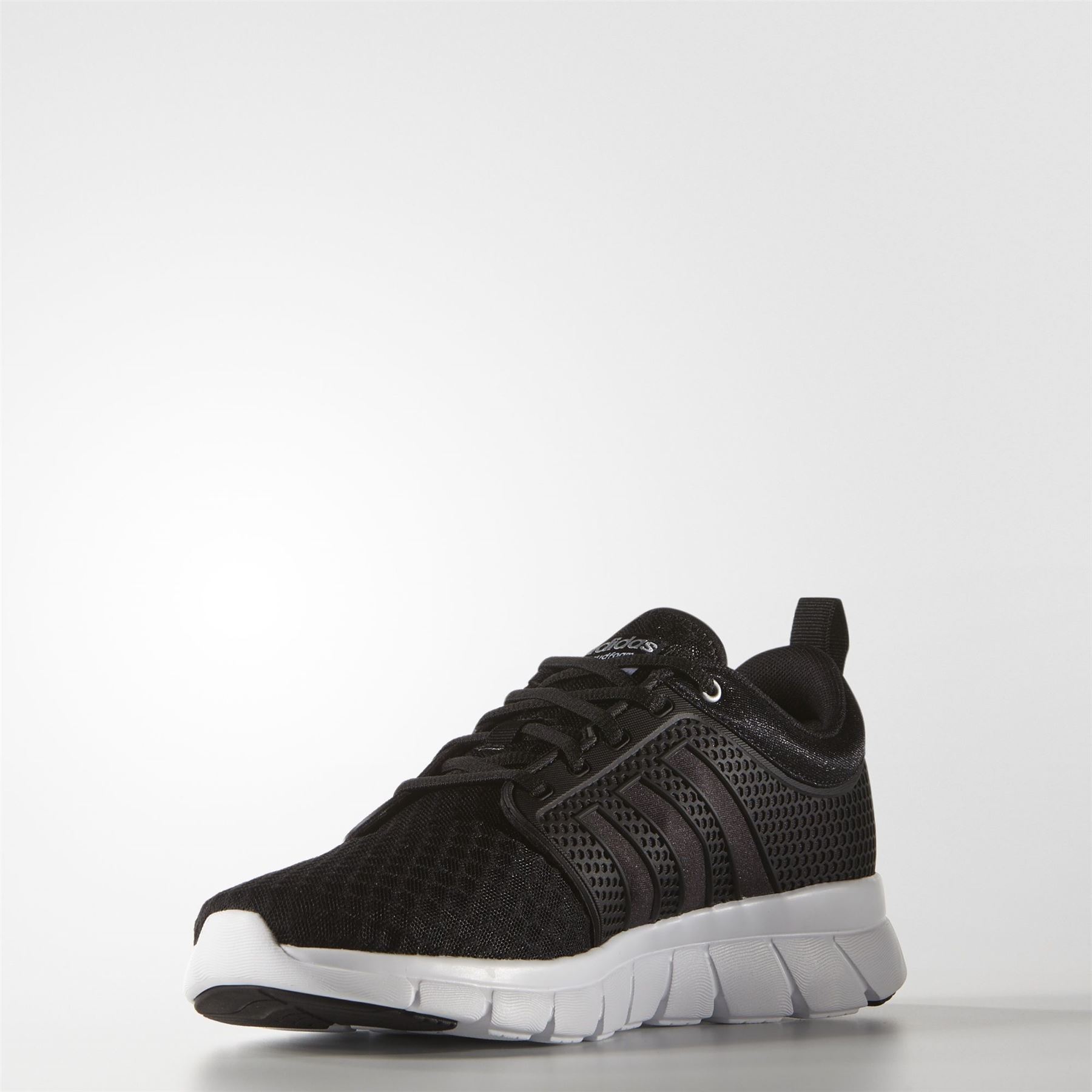 adidas black and white cloudfoam groove trainers adidas black and white cloudfoam groove trainers