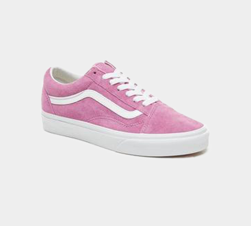 vans old skool violet & white skate shoes