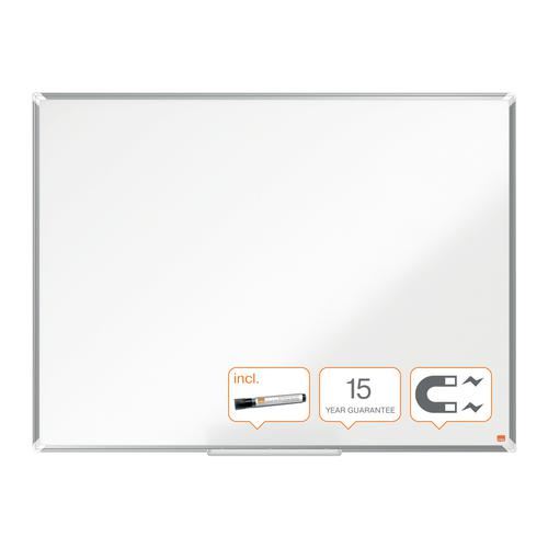 Nobo Magnetic Whiteboard Premium Plus Steel Office Organisation Wall Hanging - Picture 28 of 34
