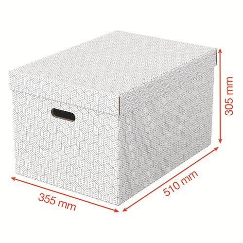 Esselte Storage Gift Box Removable Lid Office Document Organisation 3pcs - Picture 21 of 26