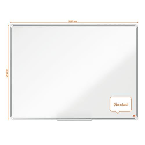 Nobo Magnetic Whiteboard Premium Plus Steel Office Organisation Wall Hanging - Picture 29 of 34