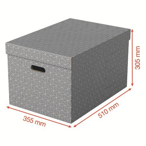 Esselte Storage Gift Box Removable Lid Office Document Organisation 3pcs - Picture 9 of 26