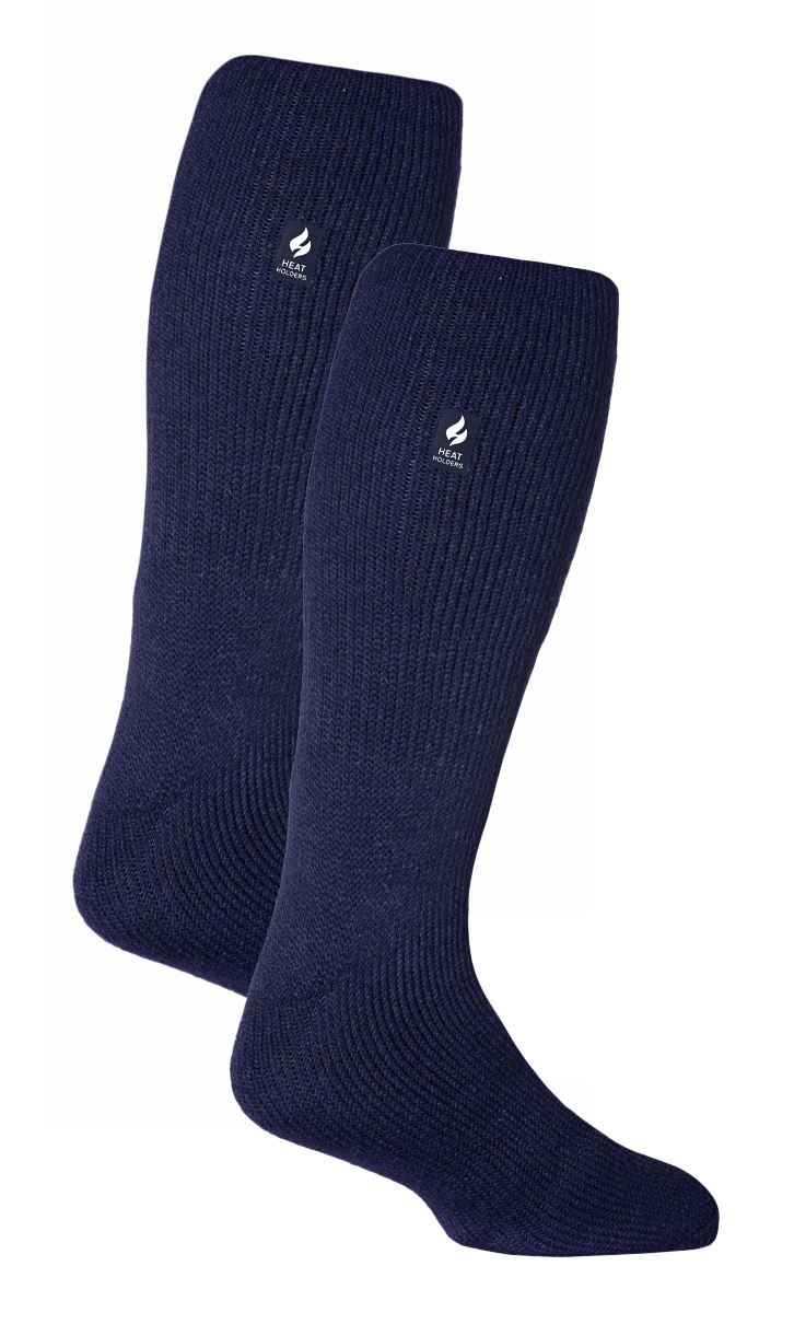 Paquete de 2 calcetines térmicos hasta la rodilla para hombre | soportes térmicos | calcetines largos acogedores - Imagen 4 de 17