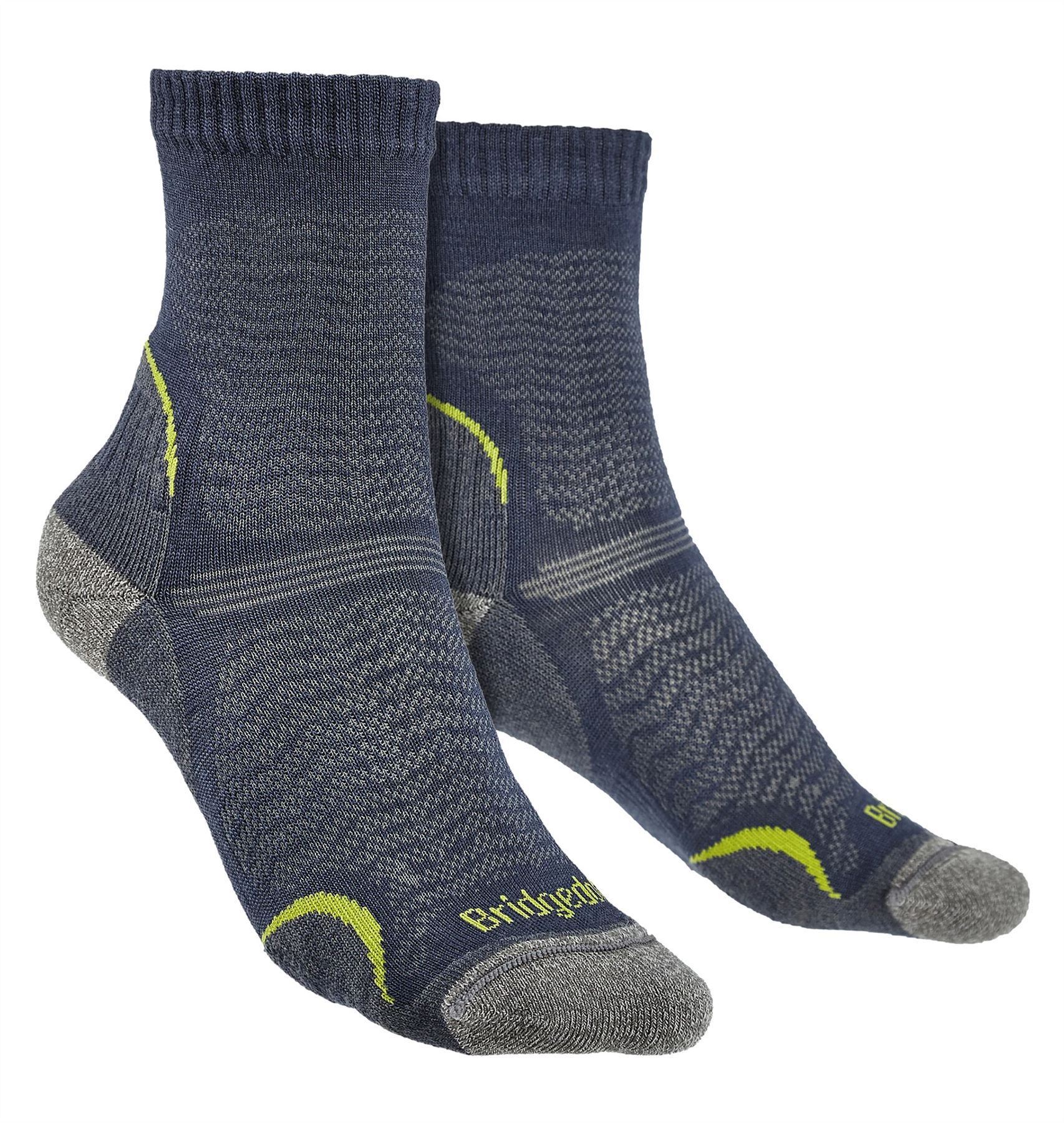 Bridgedale - Ladies Walking Ultralight T2 Merino Wool Outdoor Crew Socks - Picture 6 of 9