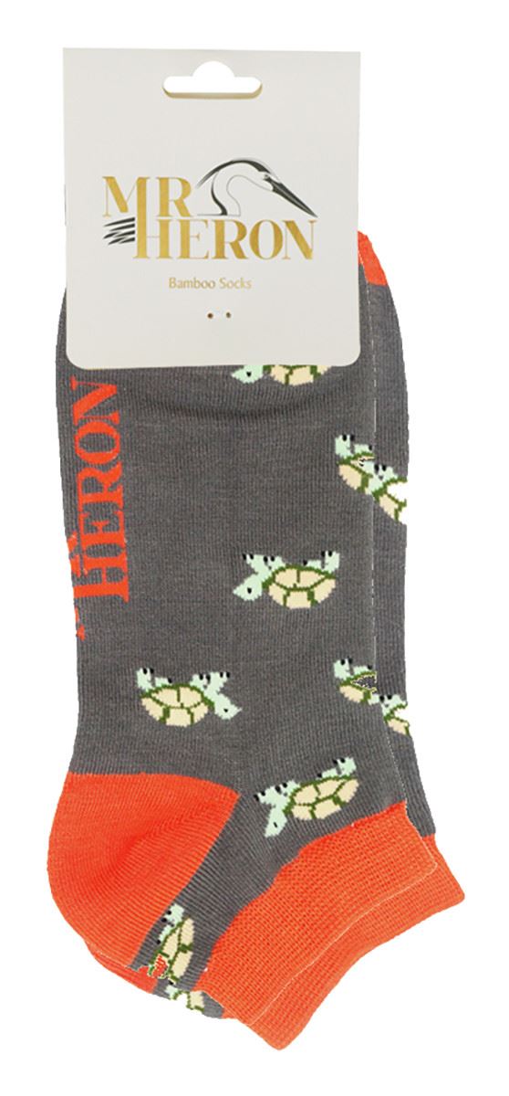 Mr Heron - Bambus Tiermuster Trainersocken für Herren | atmungsaktive tief geschnittene Socken - Bild 13 von 13