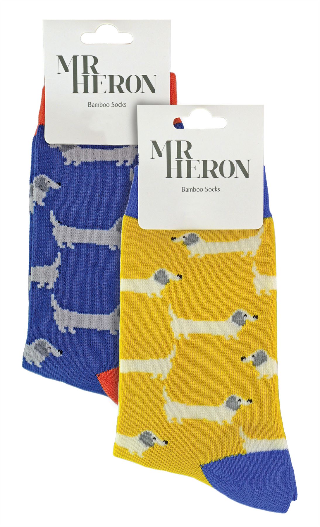 2 Pack Animal Pattern Socks for Boys | Mr Heron | Novelty Bamboo Kids Socks - Picture 15 of 21