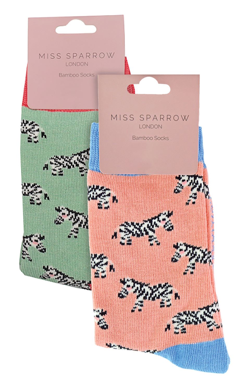 2 Pack Animal Pattern Socks for Girls | Miss Sparrow | Soft Bamboo Kids Socks - Picture 23 of 23