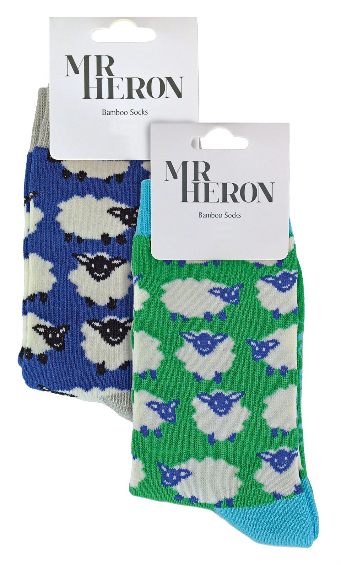 2 Pack Animal Pattern Socks for Boys | Mr Heron | Novelty Bamboo Kids Socks - Picture 17 of 21