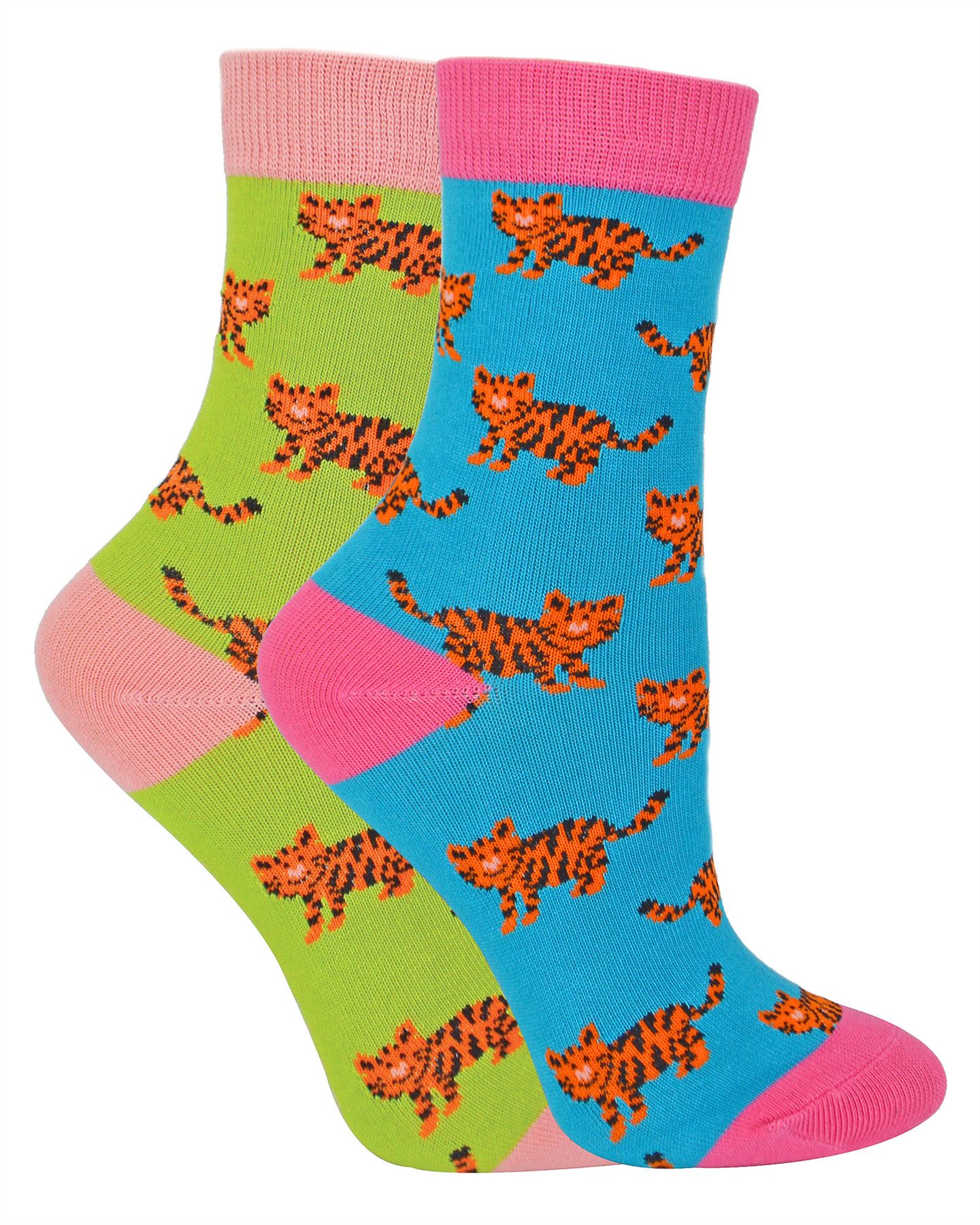 2 Pack Animal Pattern Socks for Girls | Miss Sparrow | Soft Bamboo Kids Socks - Picture 20 of 23