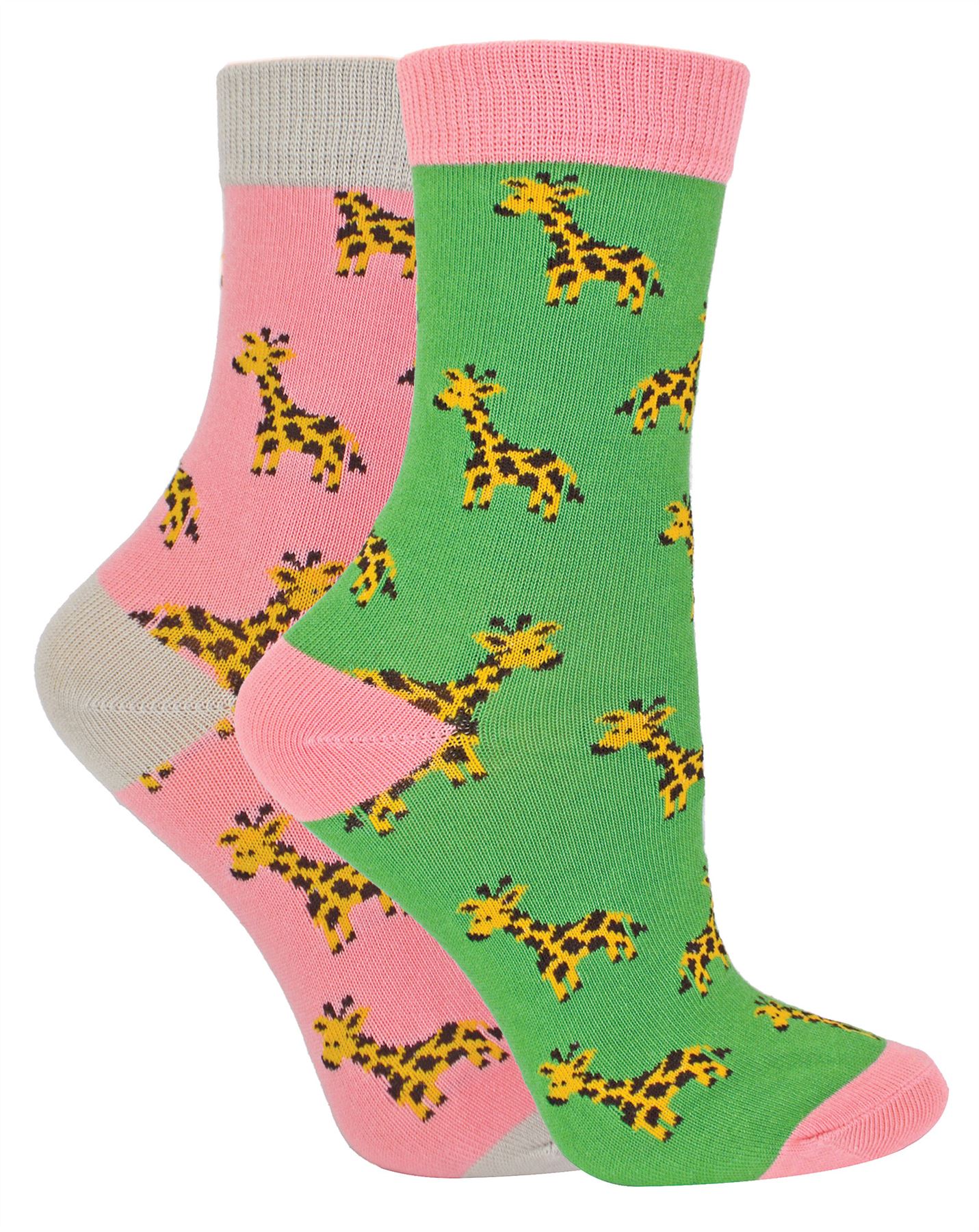 2 Pack Animal Pattern Socks for Girls | Miss Sparrow | Soft Bamboo Kids Socks - Picture 6 of 23