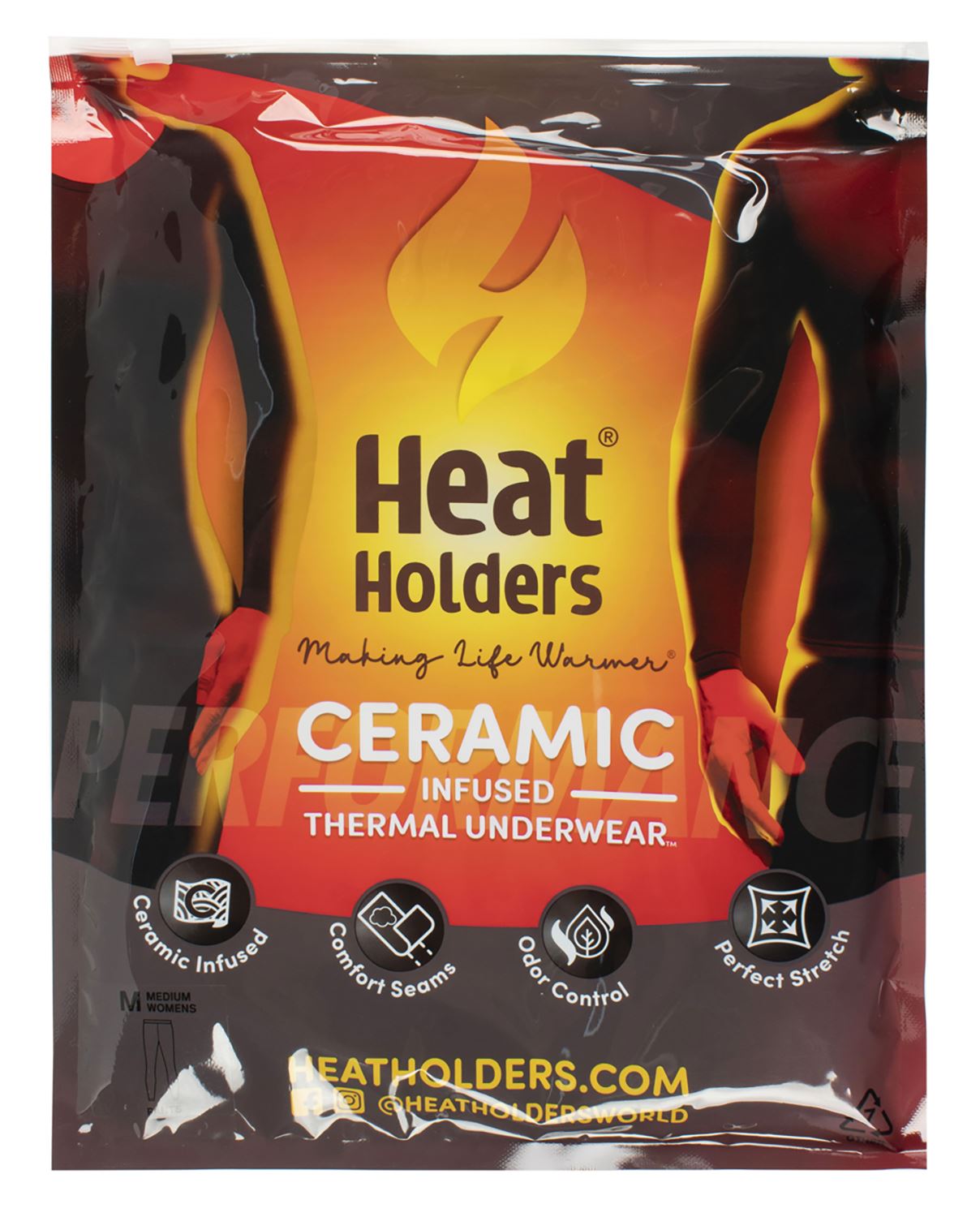 Heat Holders - Ladies Thermal Base Layer Bottoms | Fleece Lined Long Janes - Picture 13 of 17