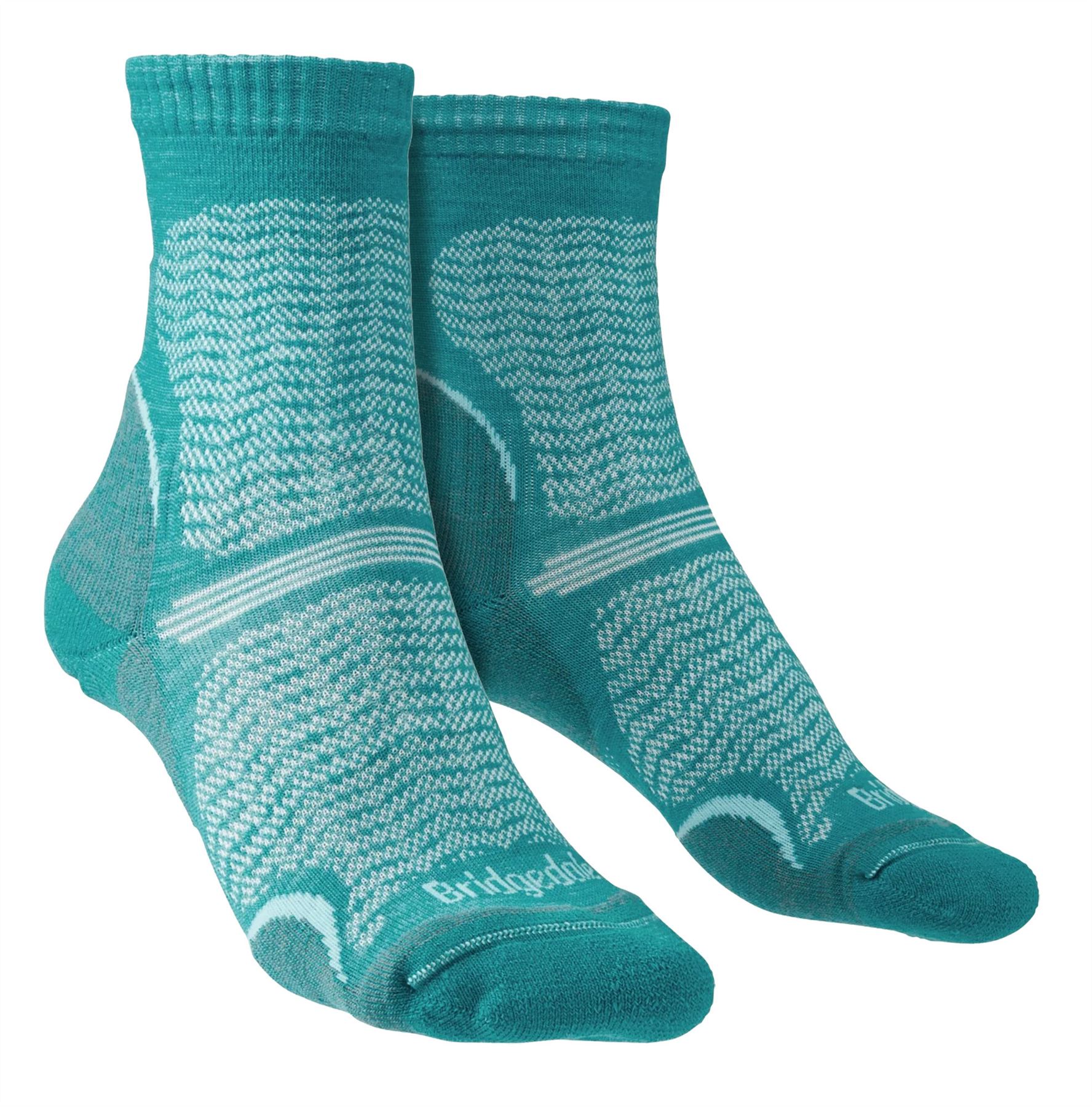 Bridgedale - Ladies Walking Ultralight T2 Merino Wool Outdoor Crew Socks - Picture 8 of 9
