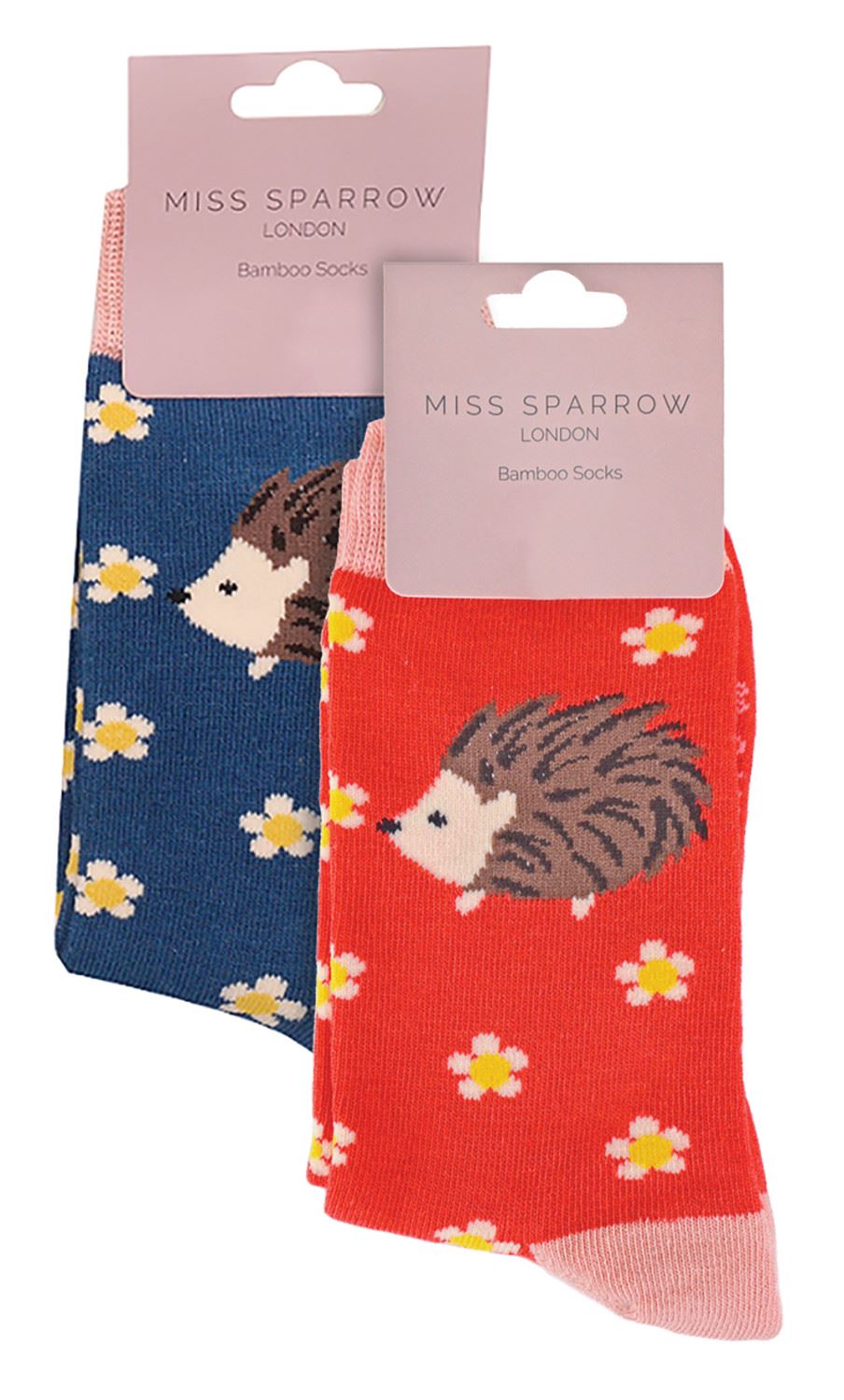 2 Pack Animal Pattern Socks for Girls | Miss Sparrow | Soft Bamboo Kids Socks - Picture 9 of 23