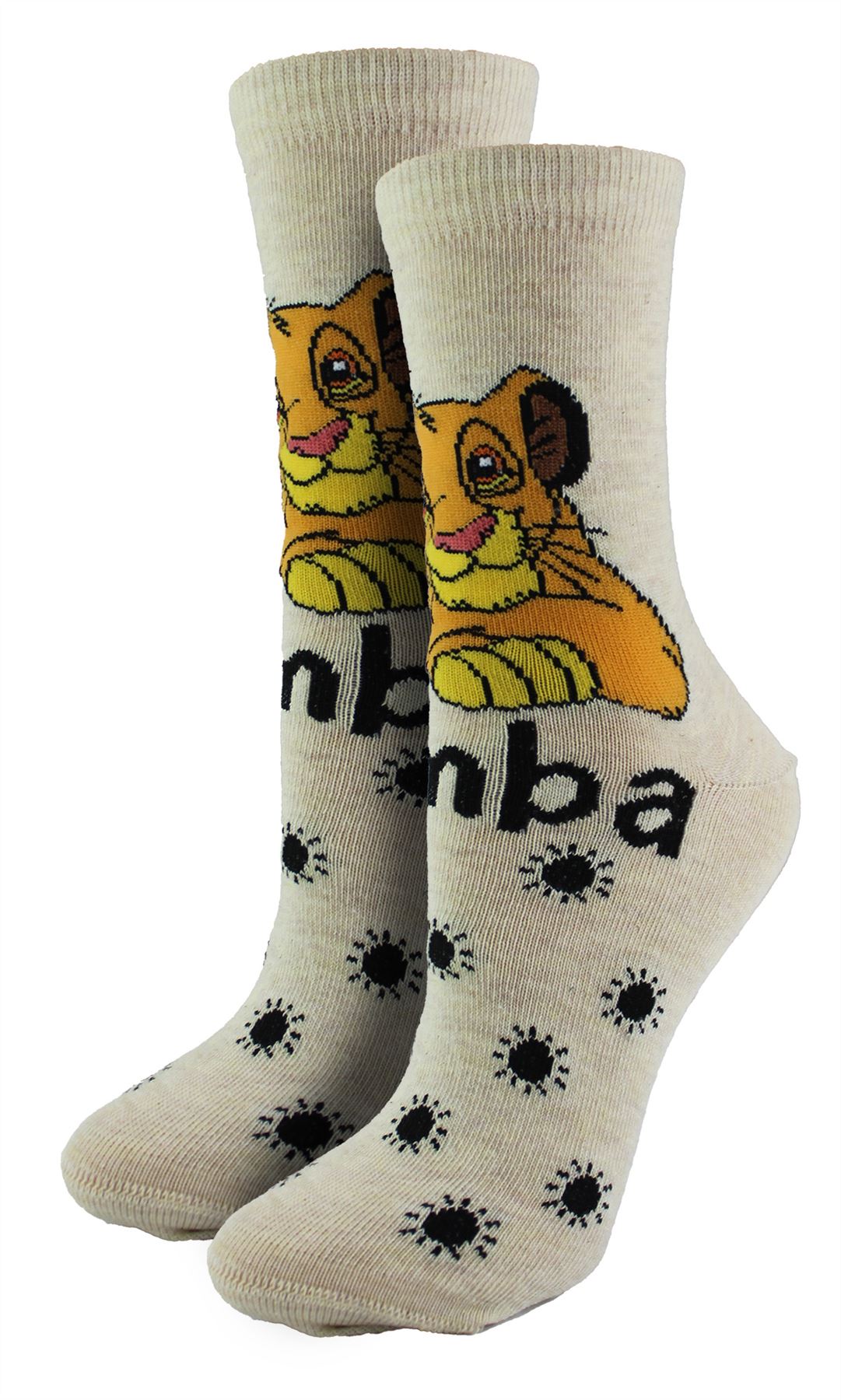 Ladies Disney Simba Socks | Novelty Funny Cute Lion King Socks - Picture 2 of 3