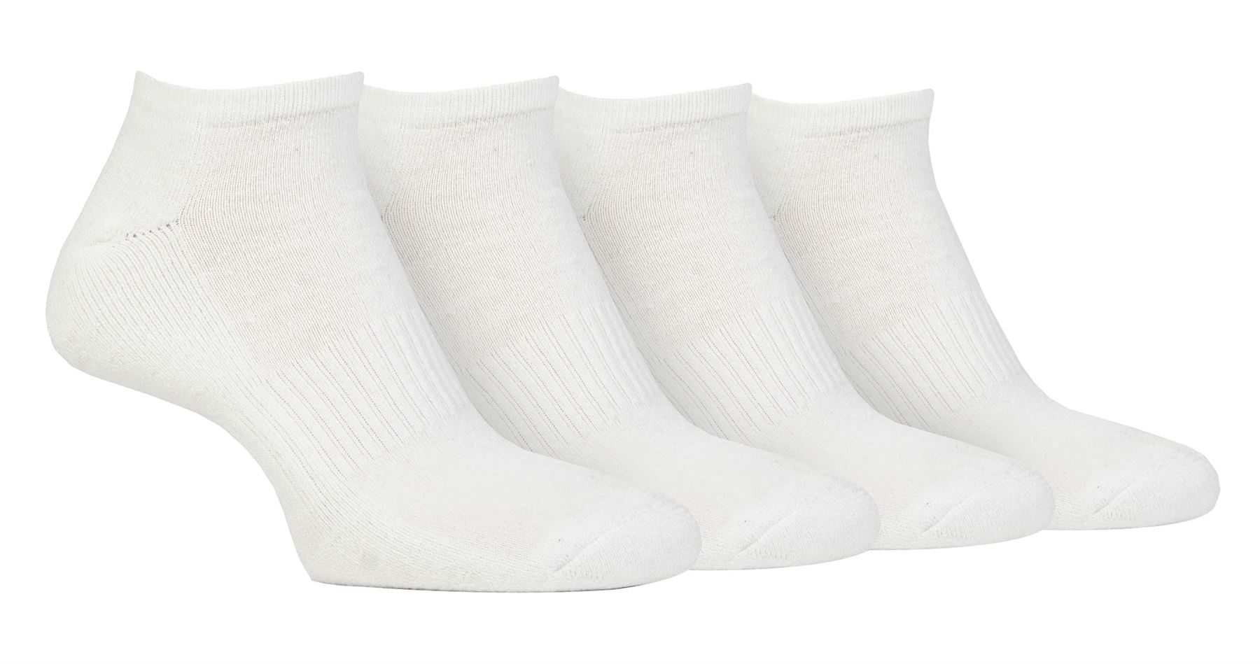Jeep - 4 pares de calcetines de entrenador transpirables acolchados para hombre | calcetines deportivos para hombre - Imagen 6 de 7