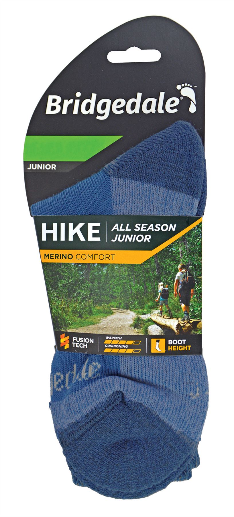 Bridgedale - Calcetines para botas de lana merino para niños | Calcetines para senderismo caminar al aire libre - Imagen 7 de 7